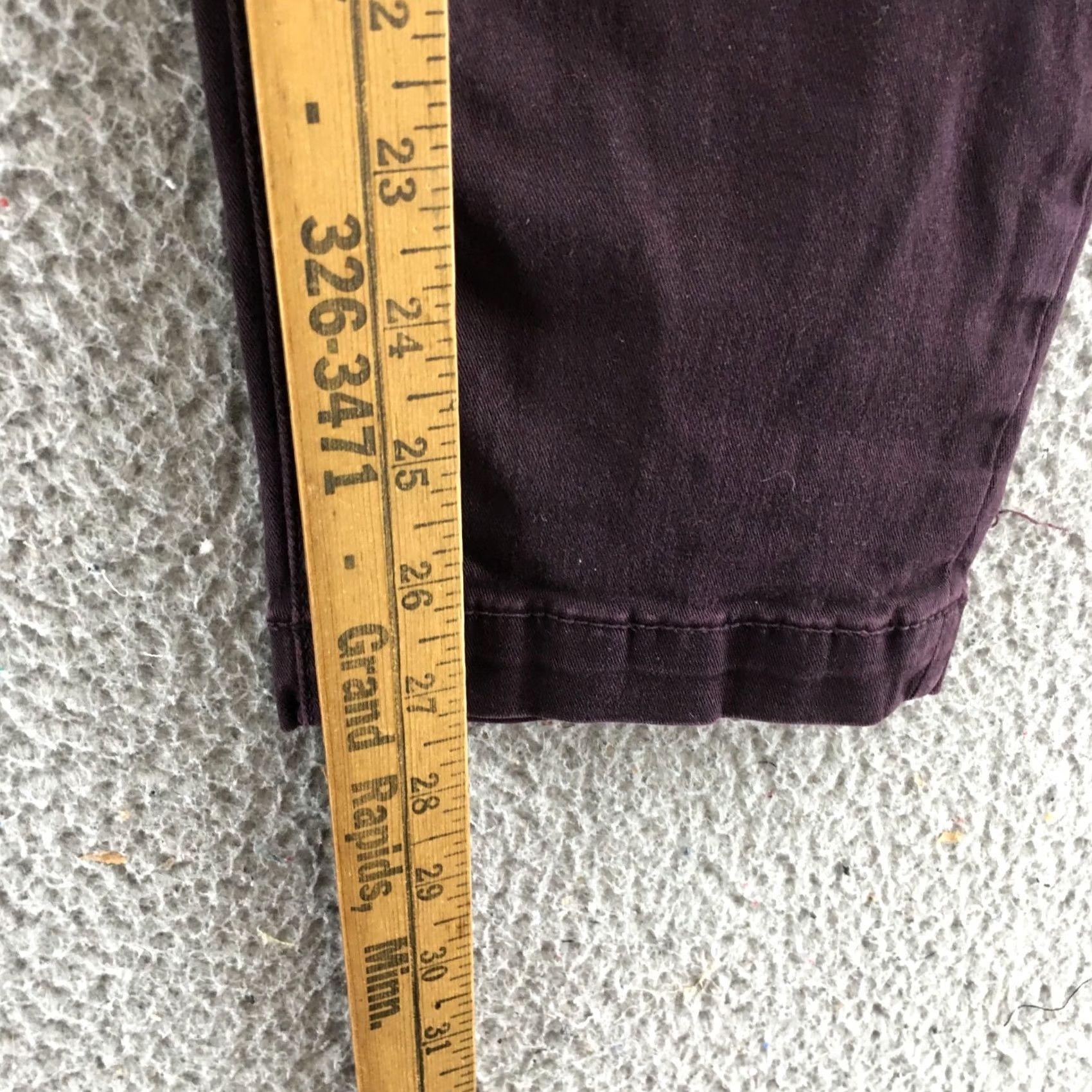 American Eagle Outfitters American Eagle Skinny Chino Pants Mens 29x30 Purple Mid Rise Chino Pants Mens Regular Purple Mens Boys Womens Size US 29 - 7 Thumbnail