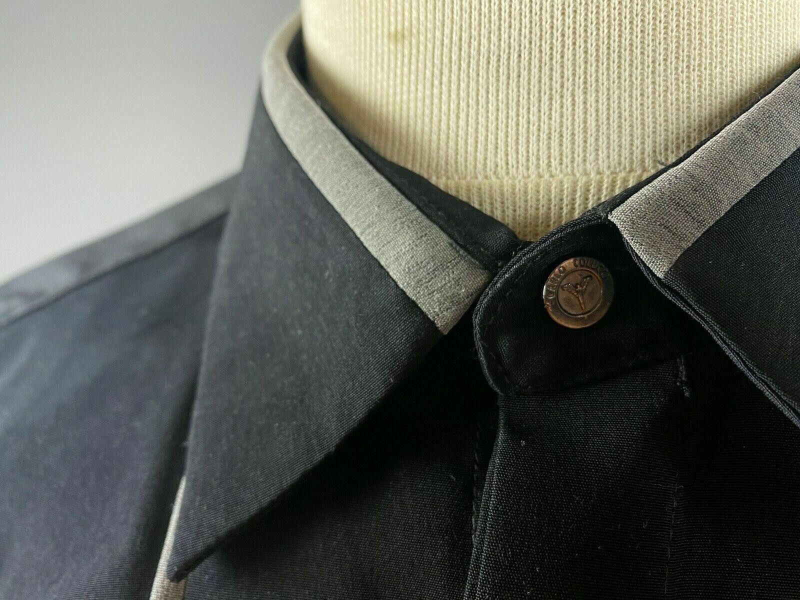 Carlo Colucci Carlo Colucci Black Button Up Shirt Zip Pocket Shirt Size L Size US L / EU 52-54 / 3 - 5 Thumbnail