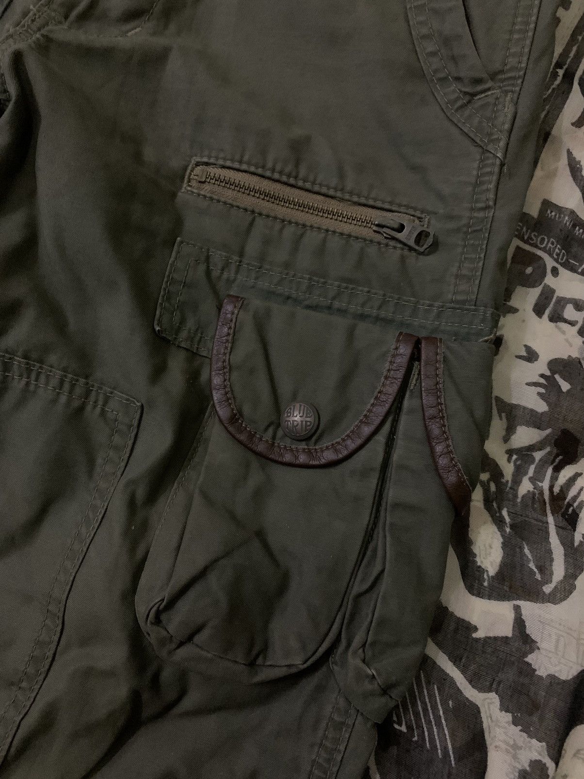 Edwin 💥Military Tokyo Japan Blue Trip Edwin 3D Pocket Pant Size US 32 / EU 48 - 6 Thumbnail