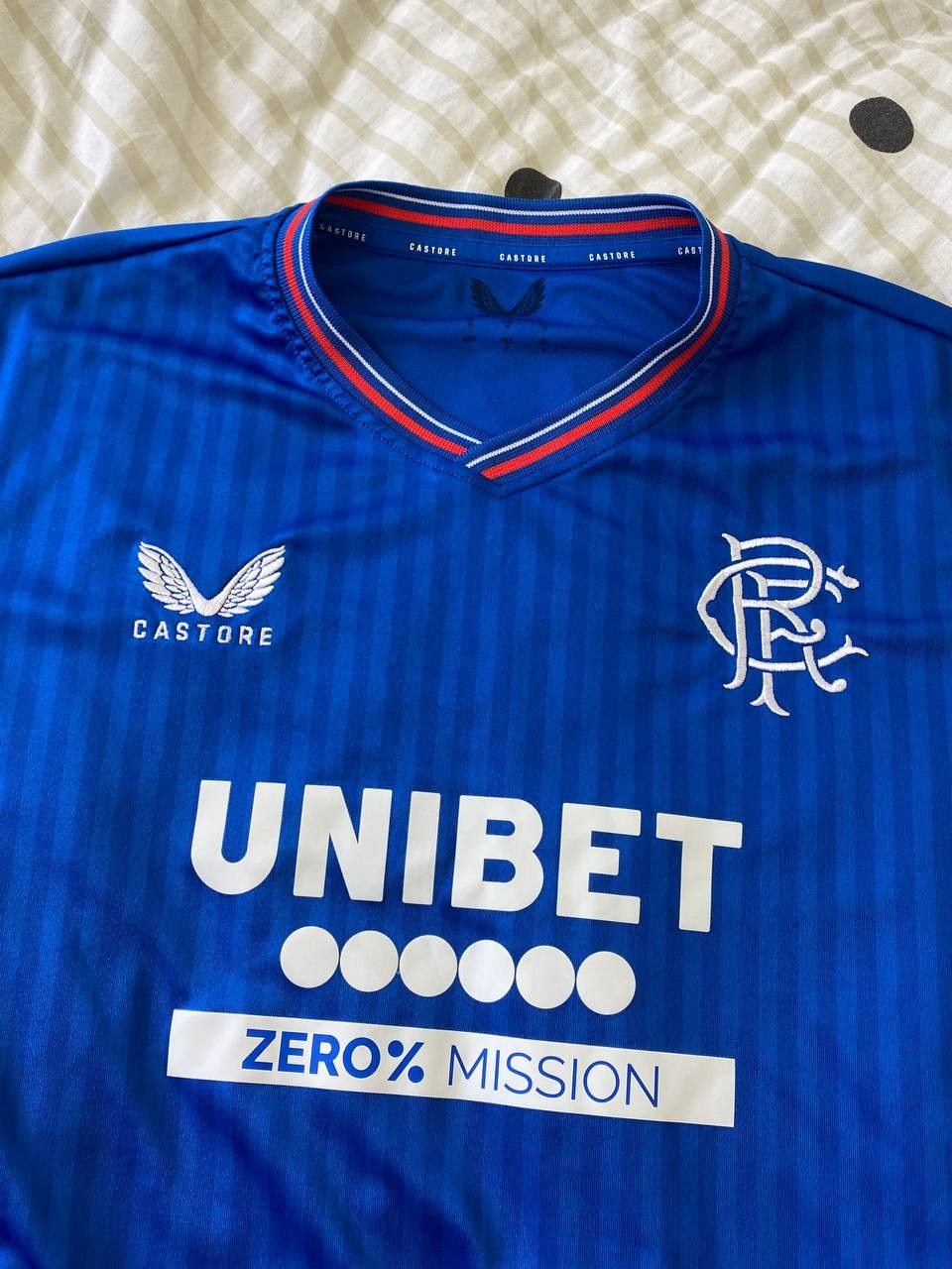 Castore Castore Rangers Glasgow 2022/2023 Blockcore Home Jersey Size US M / EU 48-50 / 2 - 6 Thumbnail