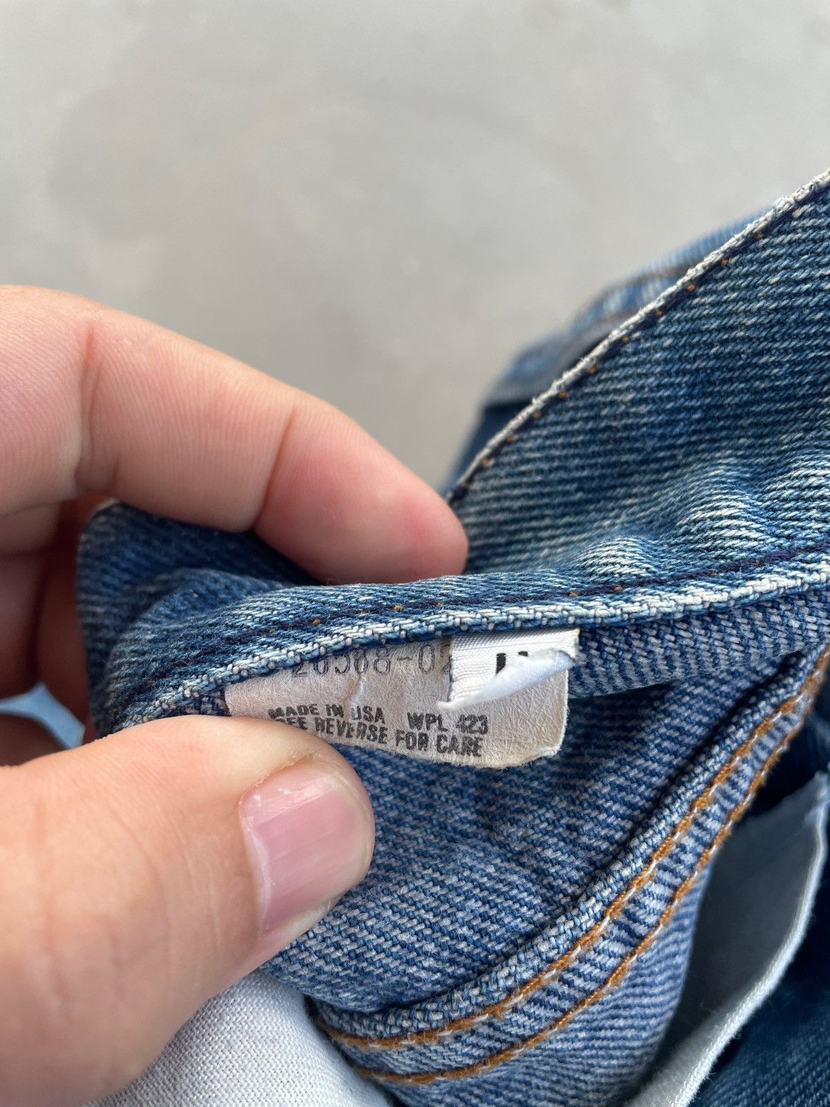 Levi's × Vintage VINTAGE LEVIS 1985 SILVER PATCH DENIM PANT Size US 28 / EU 44 - 5 Thumbnail