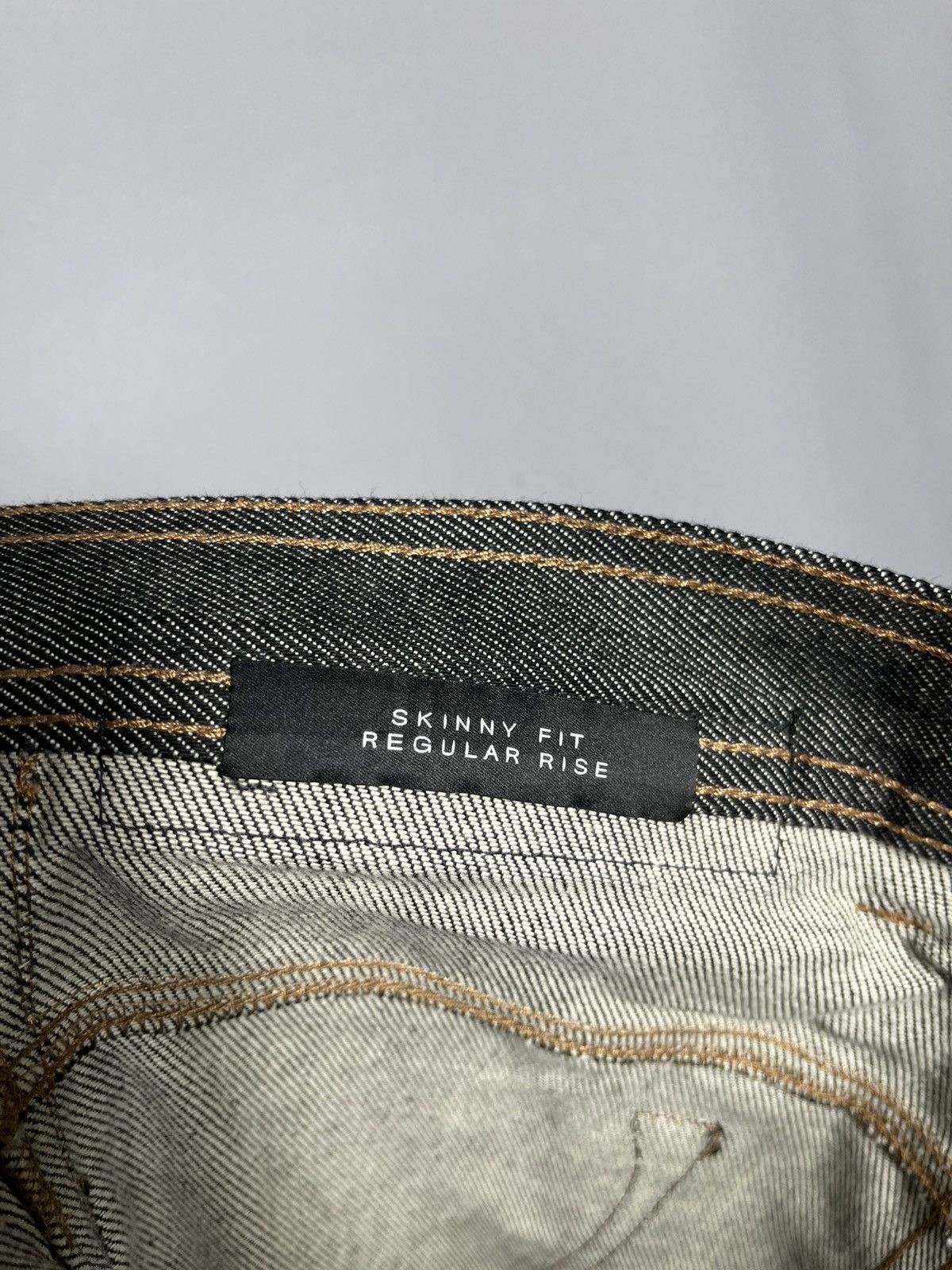 Neil Barrett Neil Barrett Black/Grey Selvedge Jeans Cuffed Hem Denim Mens Size US 32 / EU 48 - 13 Thumbnail