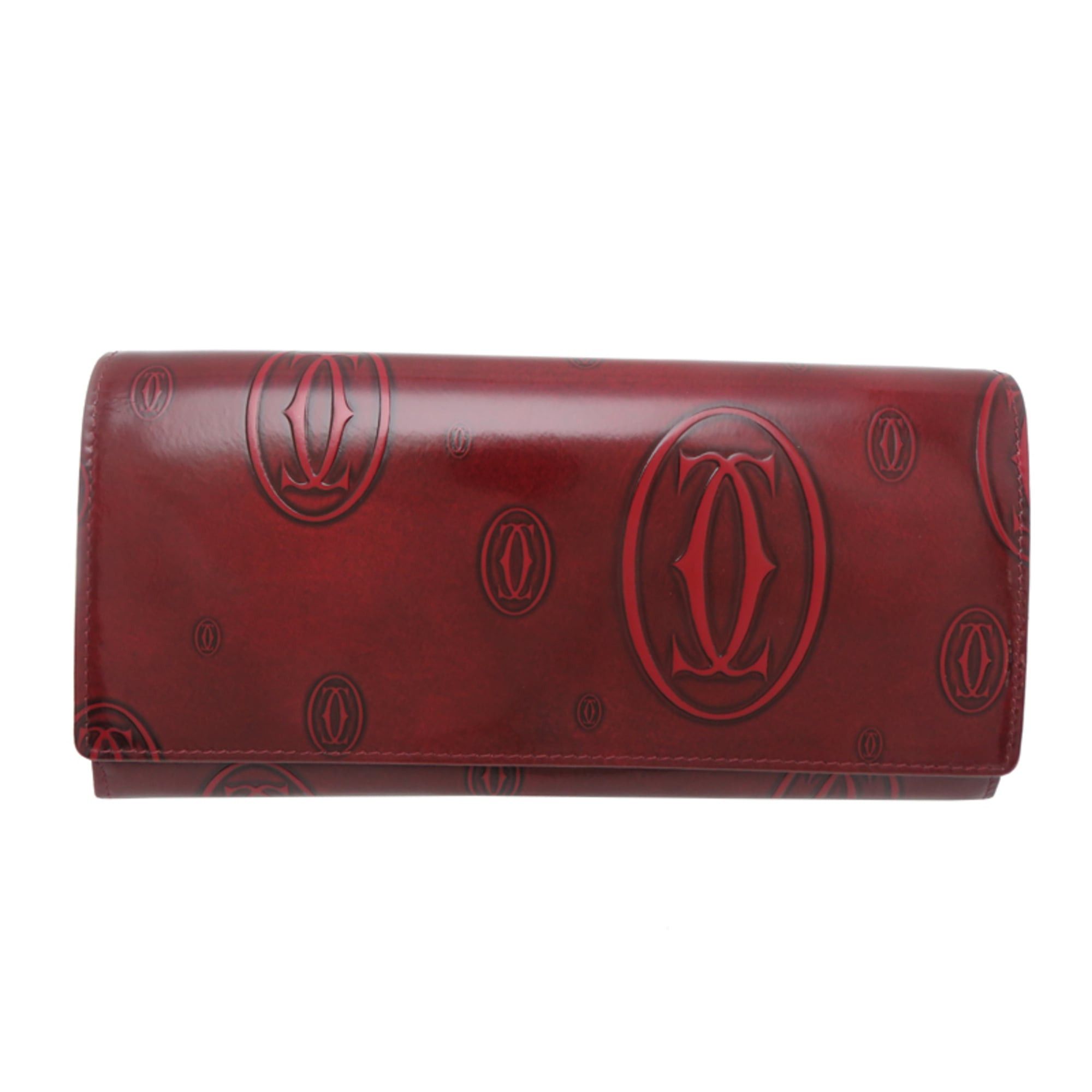 Cartier Cartier Women's Long Wallet L3000722 Enamel Bordeaux (Red) Size ONE SIZE - 1 Thumbnail