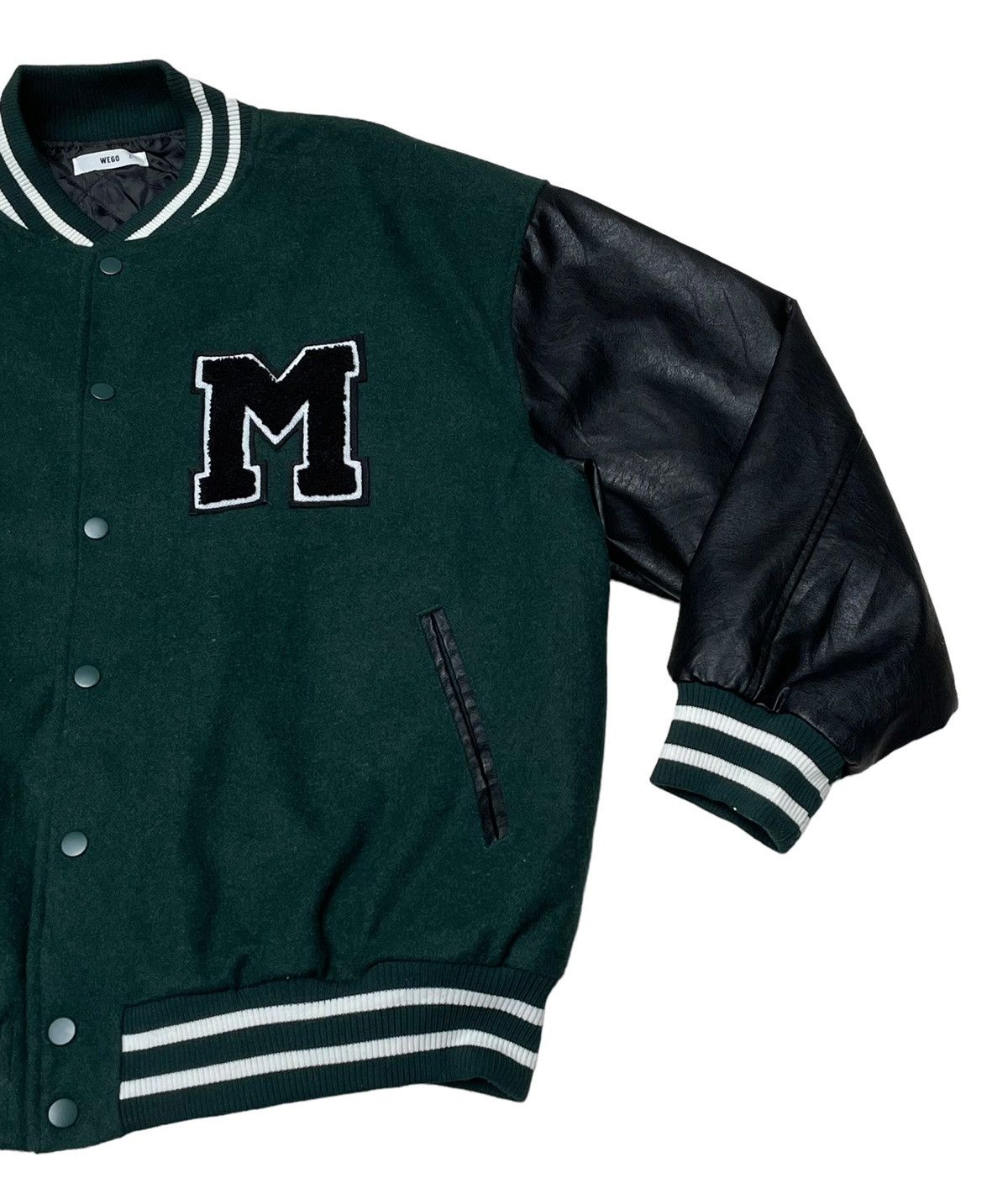 Designer × Japanese Brand × Vintage Vintage Japanese Brand Wego Varsity Jacket 2000s Size US L / EU 52-54 / 3 - 4 Thumbnail