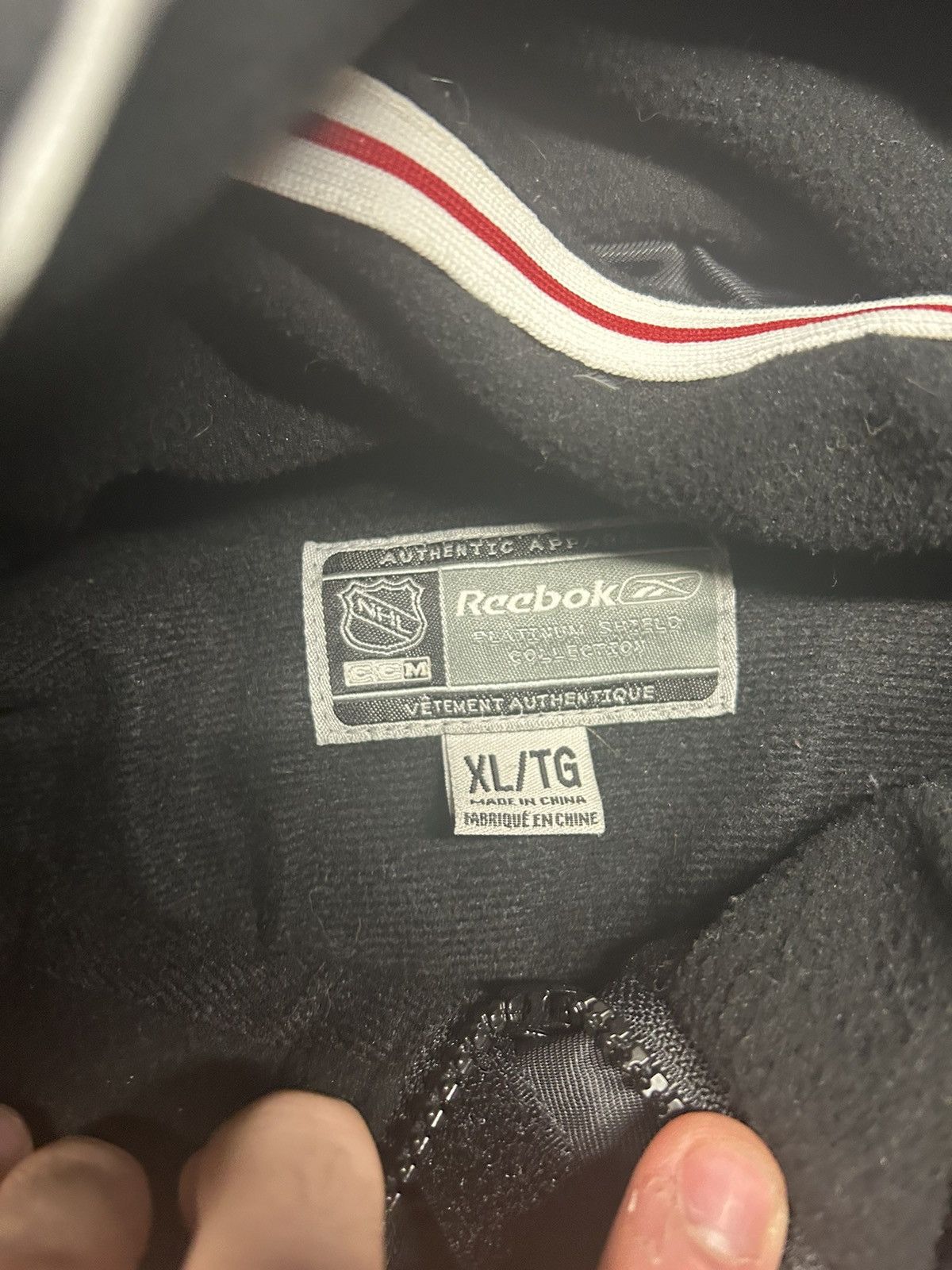 NHL × Reebok × Vintage Crazy Vintage Y2K Reebok NHL Ottawa Senators Black Jacket Size US XL / EU 56 / 4 - 3 Thumbnail