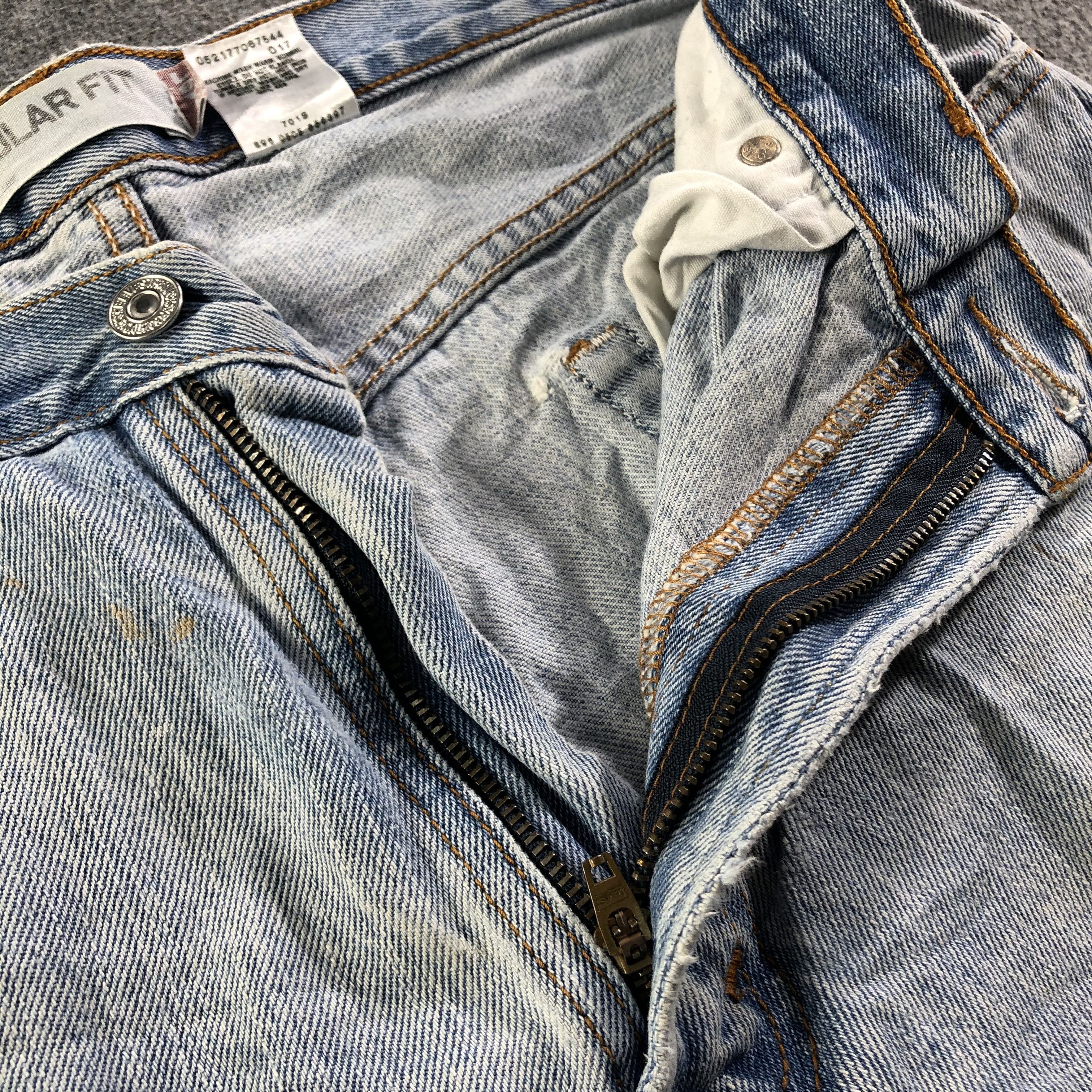 Levi's Vintage Light Wash Levis 505 Jeans-J3336 Size US 34 / EU 50 - 9 Thumbnail