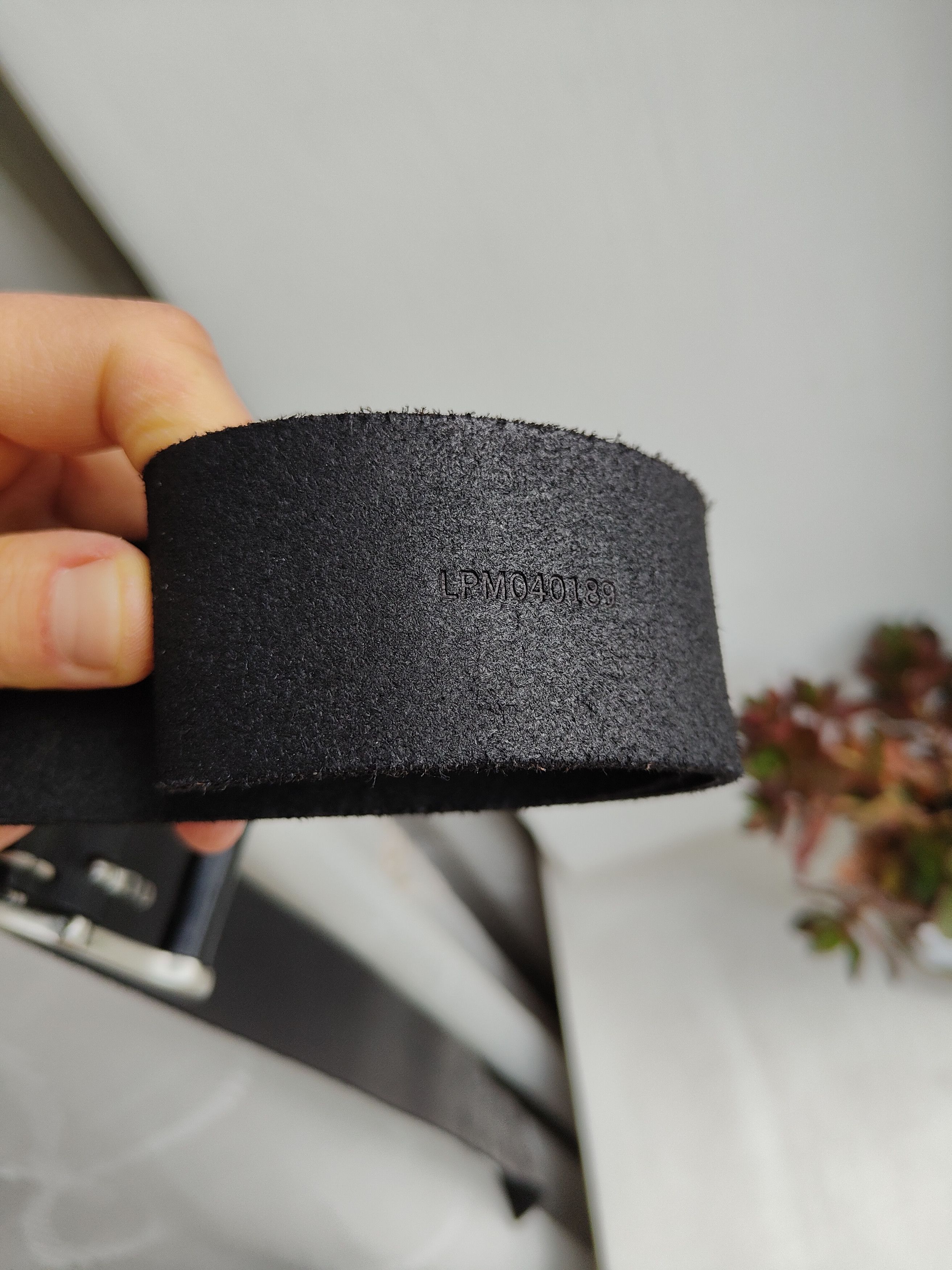 Genuine Leather Vintage Leather Belt Linea Pelle Genuine Leather Men's Belt Size ONE SIZE - 9 Thumbnail