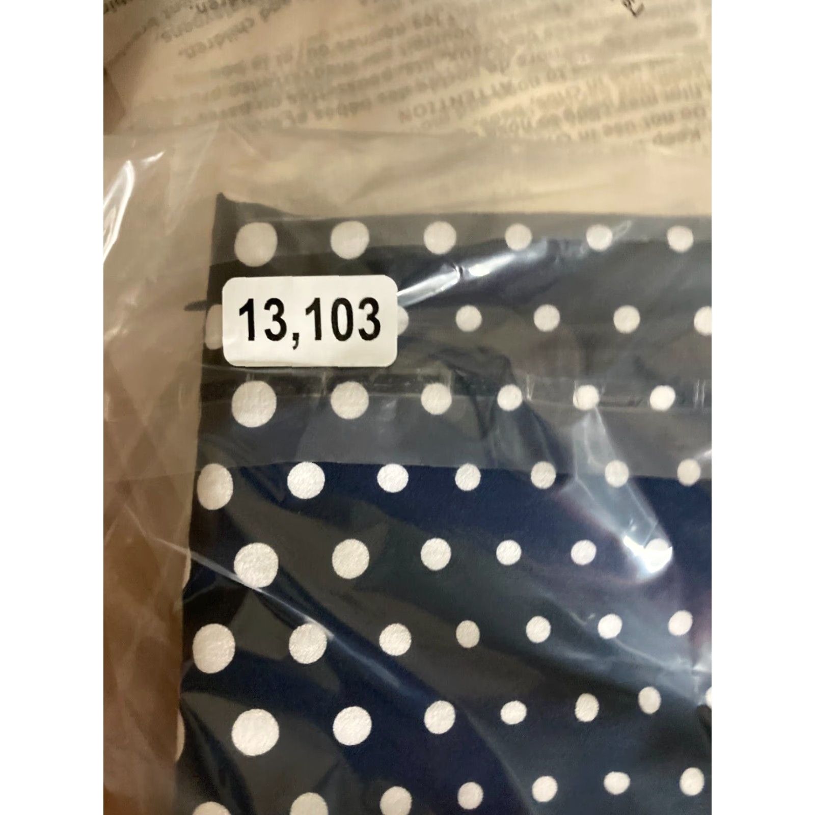 Tommy Hilfiger TOMMY HILFIGER Skirt Womens 6 Navy Polka Dot Knee-Length Cotton Spandex Stretch Pencil Style 90s Designer? Size 28" / US 6 / IT 42 - 8 Thumbnail