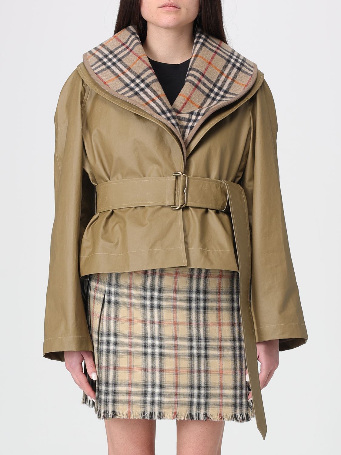 Burberry Burberry Jacket Woman Beige Size S / US 4 / IT 40 - 1 Thumbnail