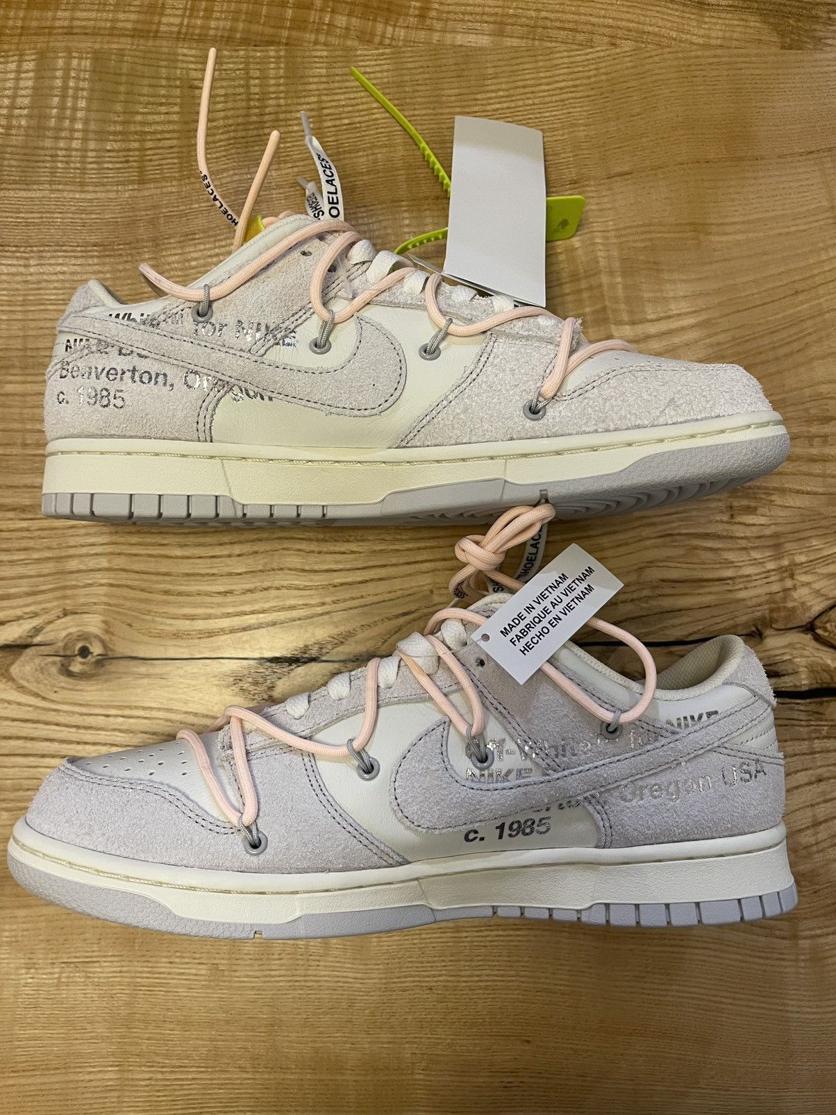 Nike × Off-White Off-White Dunk low Nike lot 12/50 size 10 Size US 10 / EU 43 - 2 Thumbnail