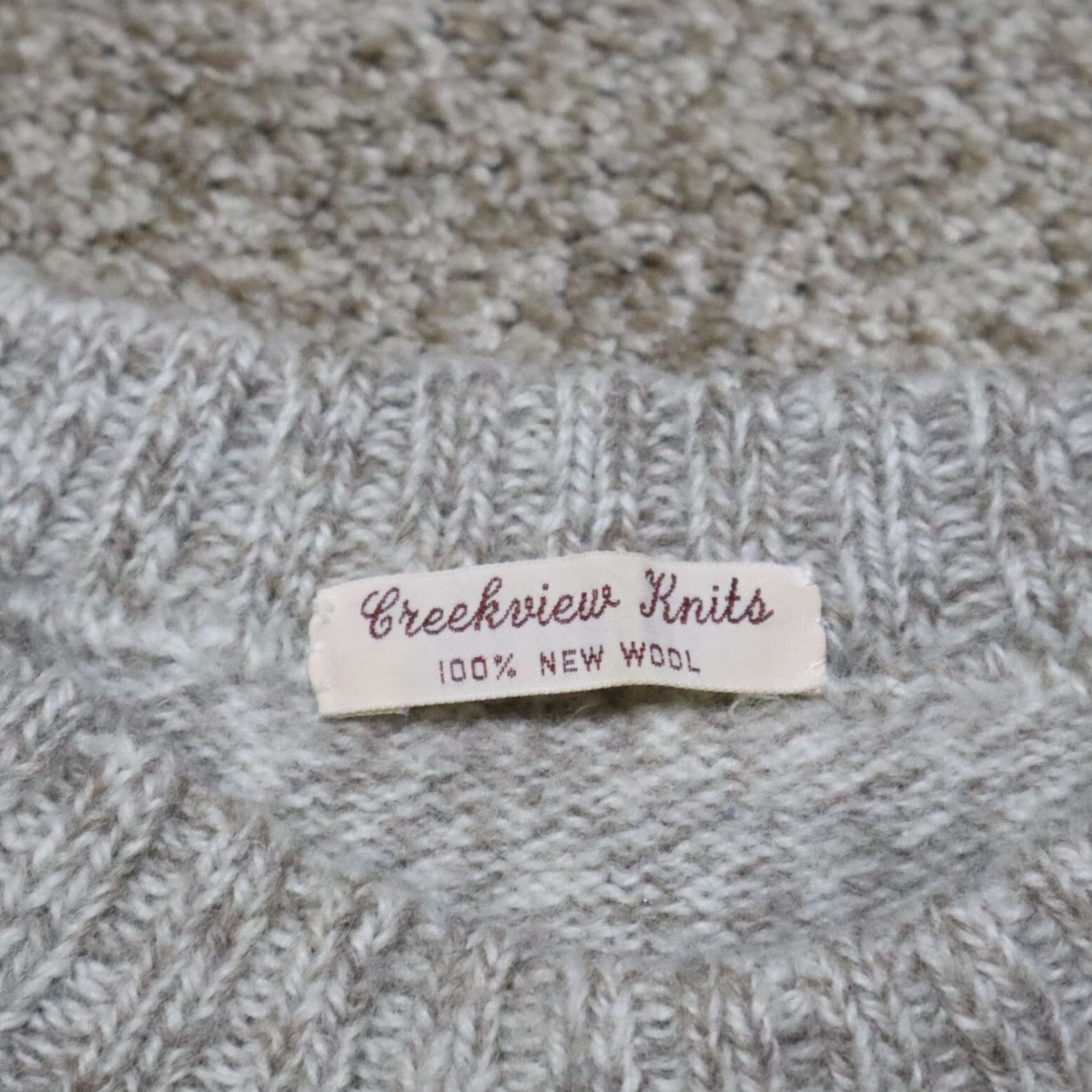 Vintage Merino Wool Sweater Women Size S Beige Lightweight V-Neck Pullover Womens Size S / US 4 / IT 40 - 2 Thumbnail