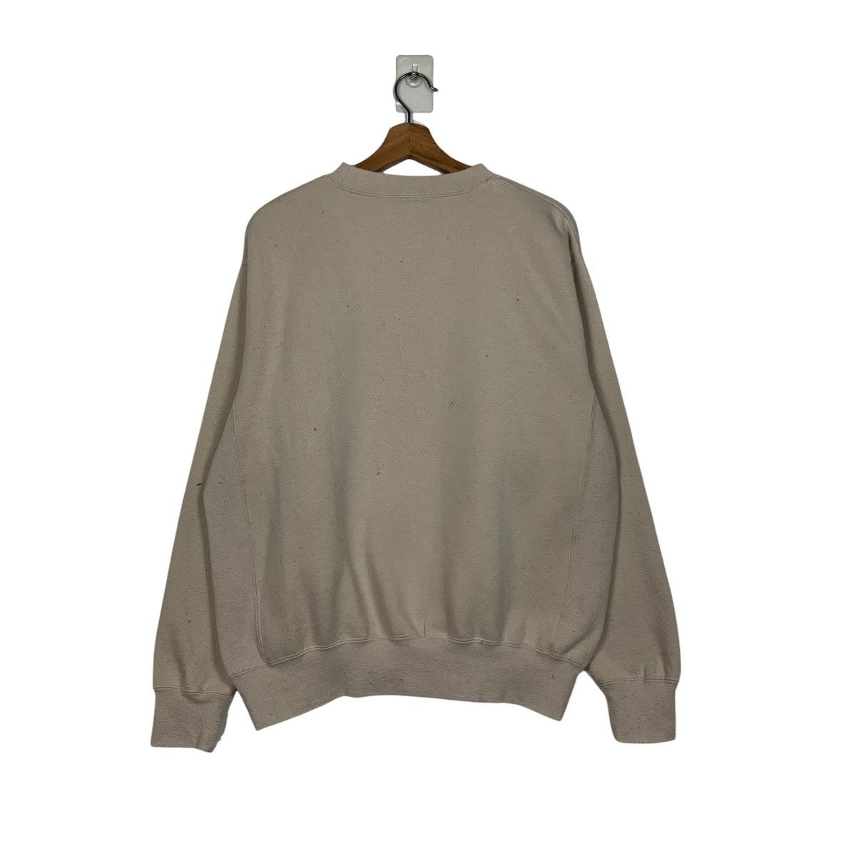 Champion CHAMPION Small Logo Crewneck Sweatshirt Nude #2007-C87 Size US M / EU 48-50 / 2 - 7 Thumbnail