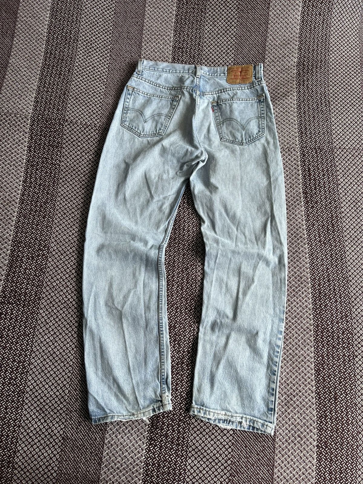 Levi's Vintage Levis 505 Jeans 90s Regular Fit Wash Denim Size W33 Size US 33 - 1 Thumbnail