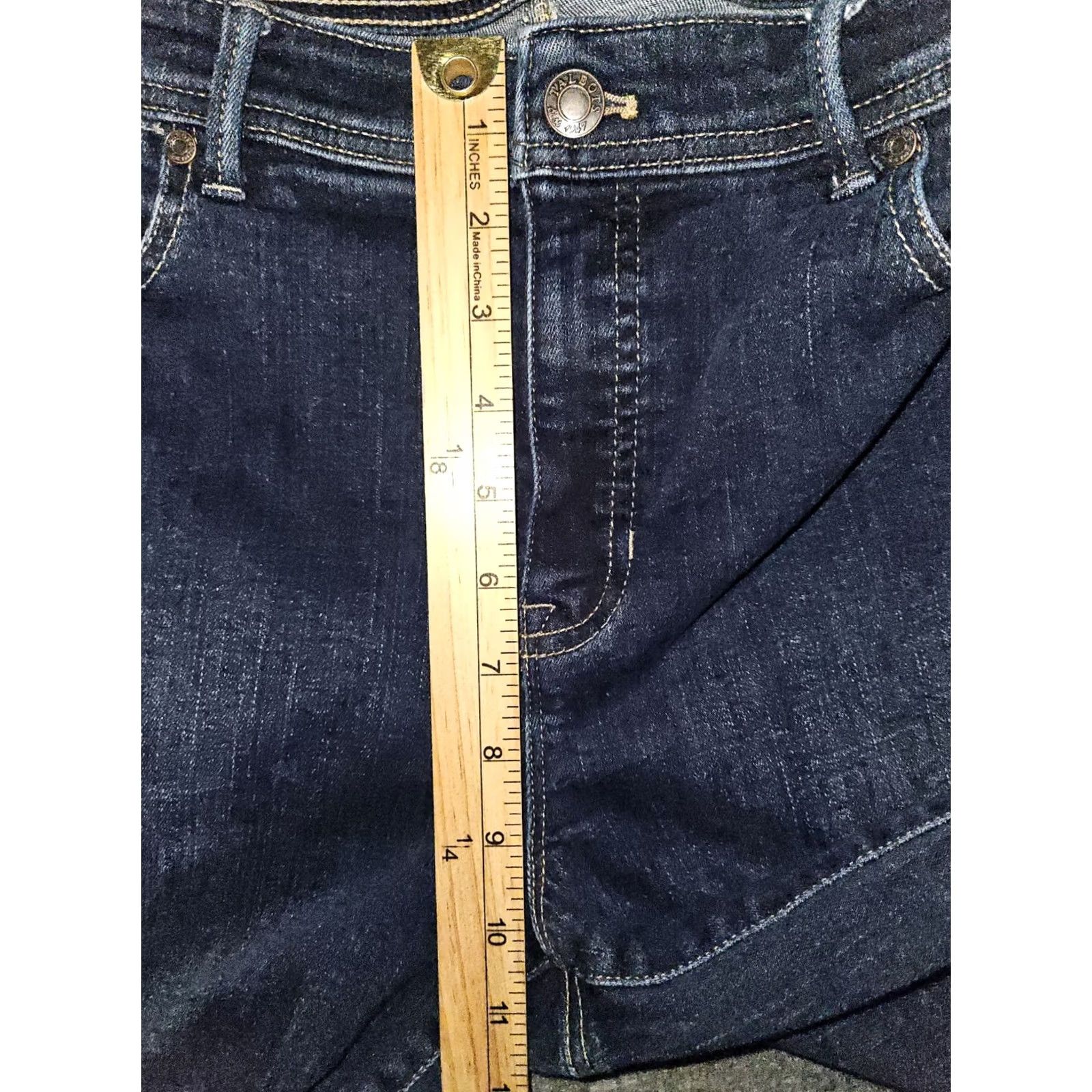 Talbots Talbots Jeans Women's 12 Barely Boot High Waist Blue 5-Pocket Denim City Preppy Jeans Bootscut Womens Regular 28.5in Inseam Size 34" / US 12 / IT 48 - 5 Thumbnail