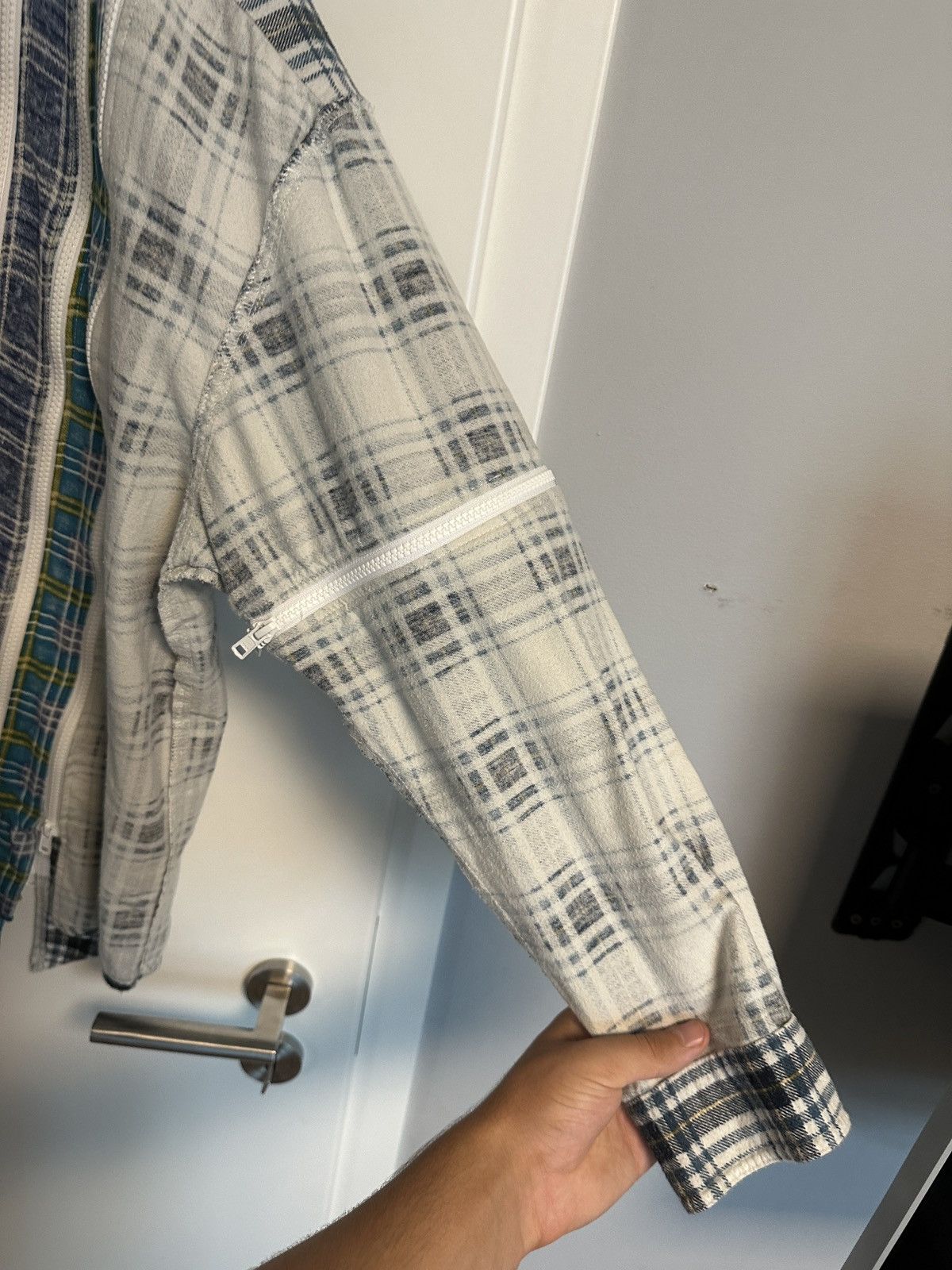 Needles Rebuild by Needles 7 cit Flannel blue white one size fit big Size US L / EU 52-54 / 3 - 6 Thumbnail