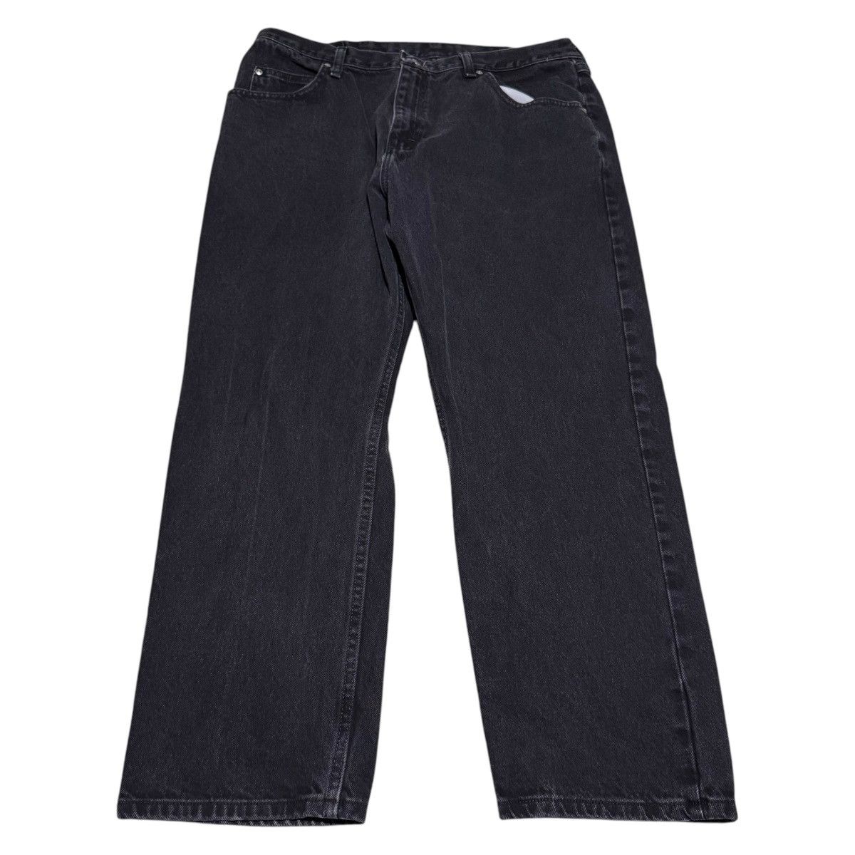 Vintage × Wrangler Wrangler Faded Relaxed Fit Black Jean Pants Men’s 38x29 Size US 38 / EU 54 - 4 Thumbnail