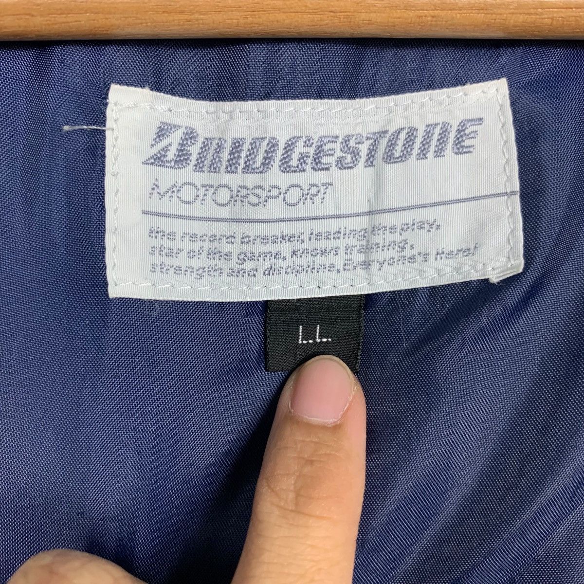 Vintage Vintage 90's BRIDGESTONE Motorsport Jacket #2440-C109 Size US L / EU 52-54 / 3 - 17 Thumbnail