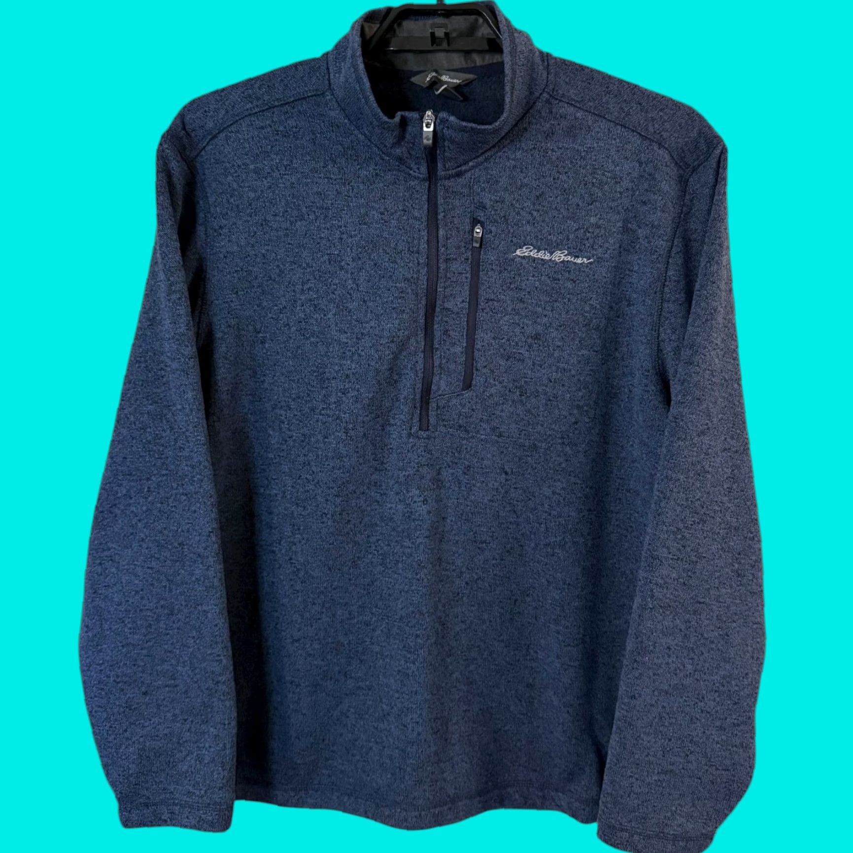 Eddie Bauer VINTAGE Eddie Bauer Radiator Fleece Quarter-Zip Pullover Sweater Men 2XL Navy Blue Size US XXL / EU 58 / 5 - 1 Thumbnail