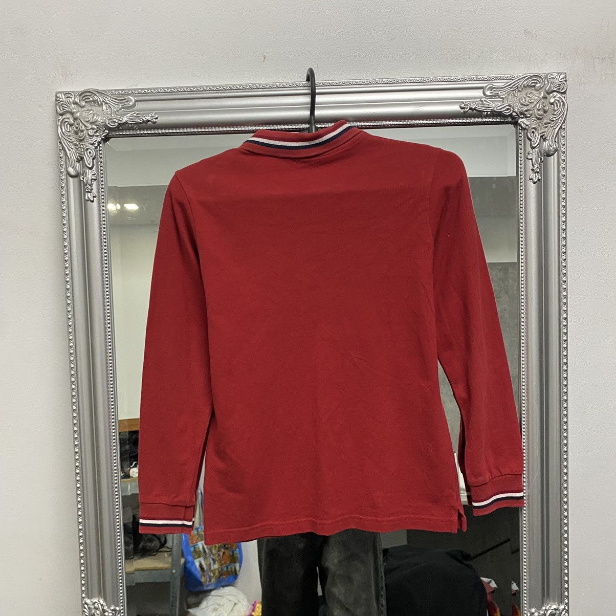 Moncler Moncler Long Sleeve Polo Shirt red Size US XS / EU 42 / 0 - 13 Thumbnail