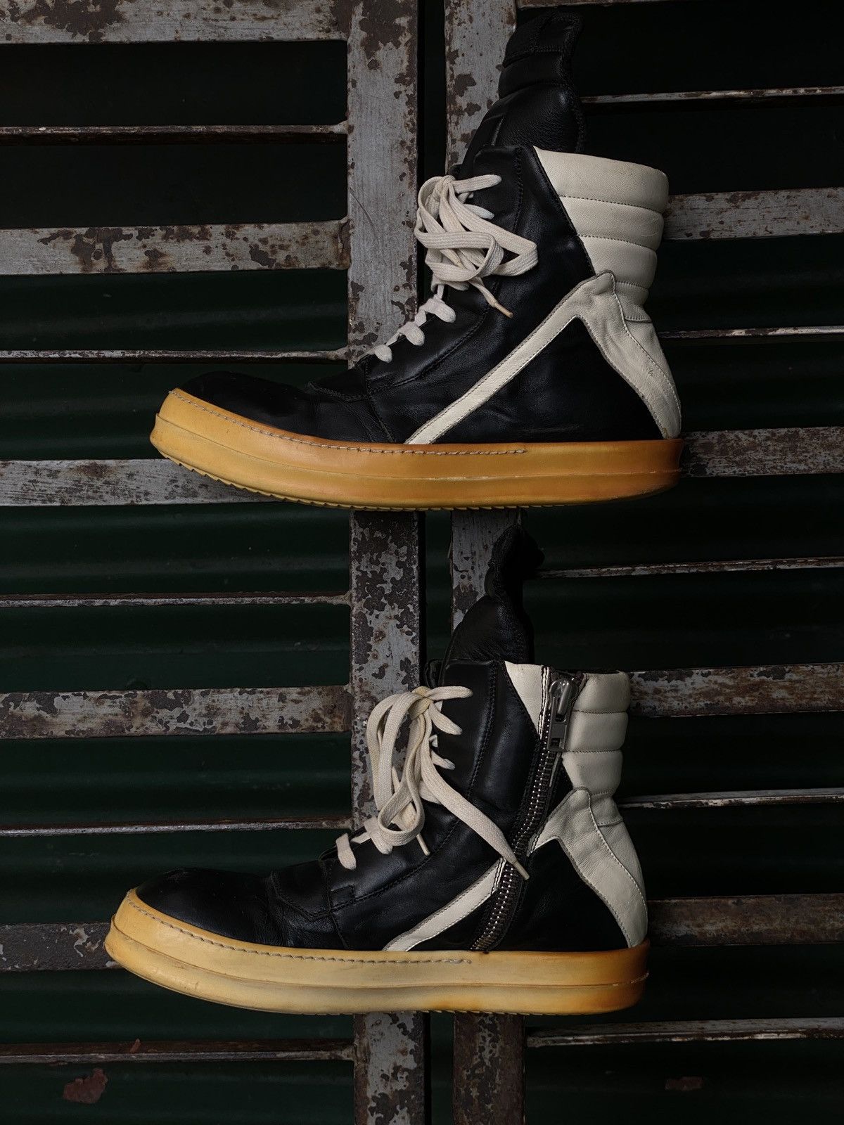 Rick Owens Rick Owens - Mainline - Geobasket High-Top Size US 7 / EU 40 - 3 Thumbnail