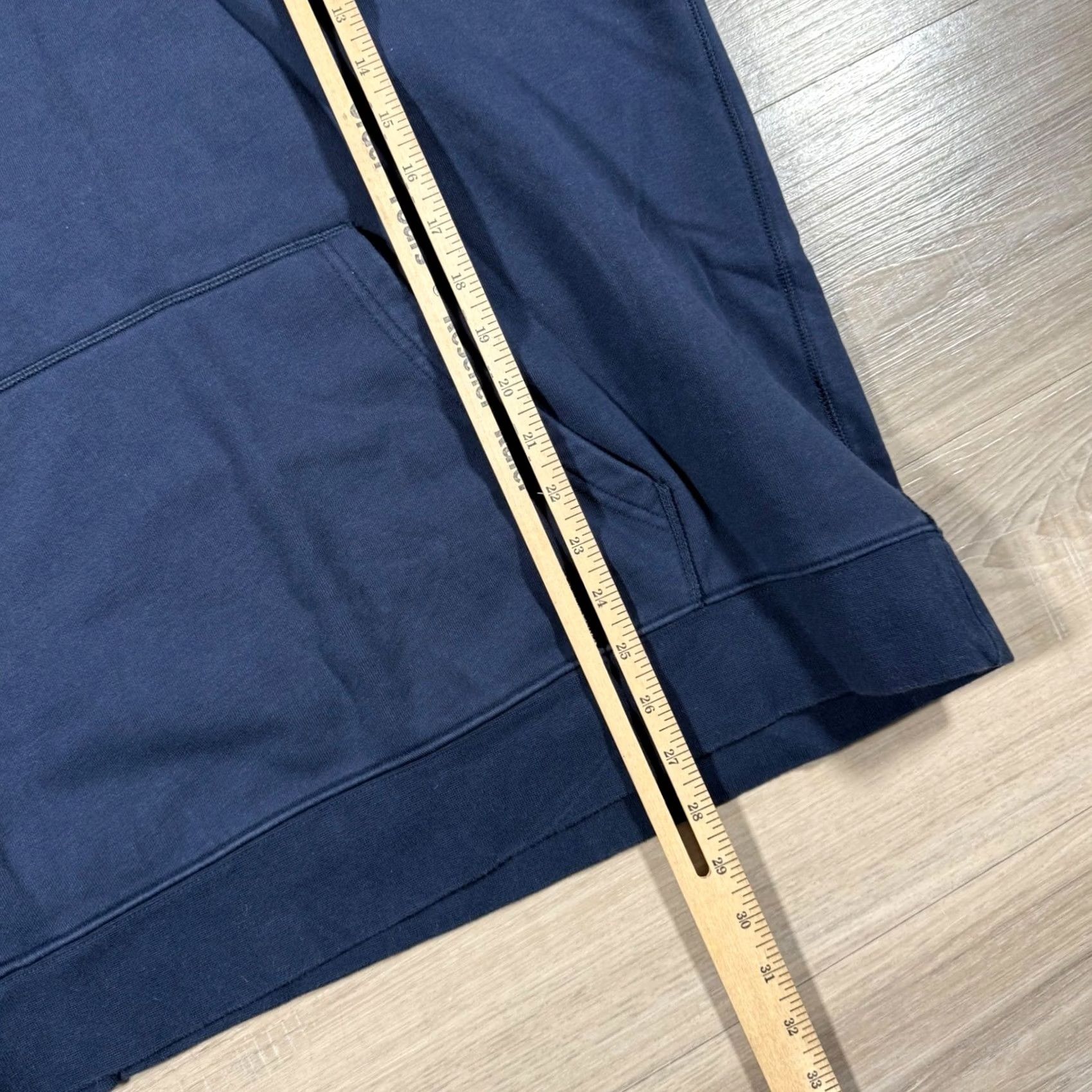 Vintage PUBLIC REC Hoodie Navy Blue Zip Pocket Stretch Size XL Size US XL / EU 56 / 4 - 7 Thumbnail
