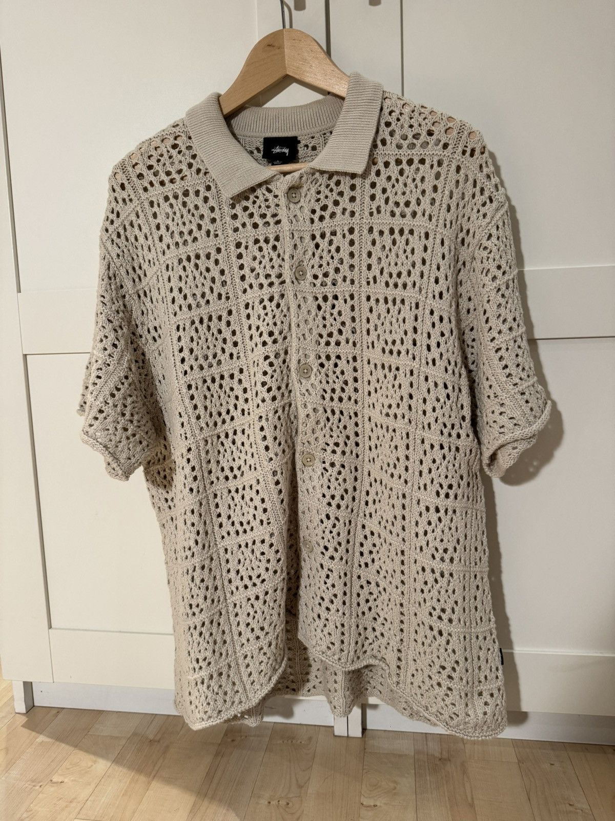 Stussy Stussy Crochet Shirt Grailed