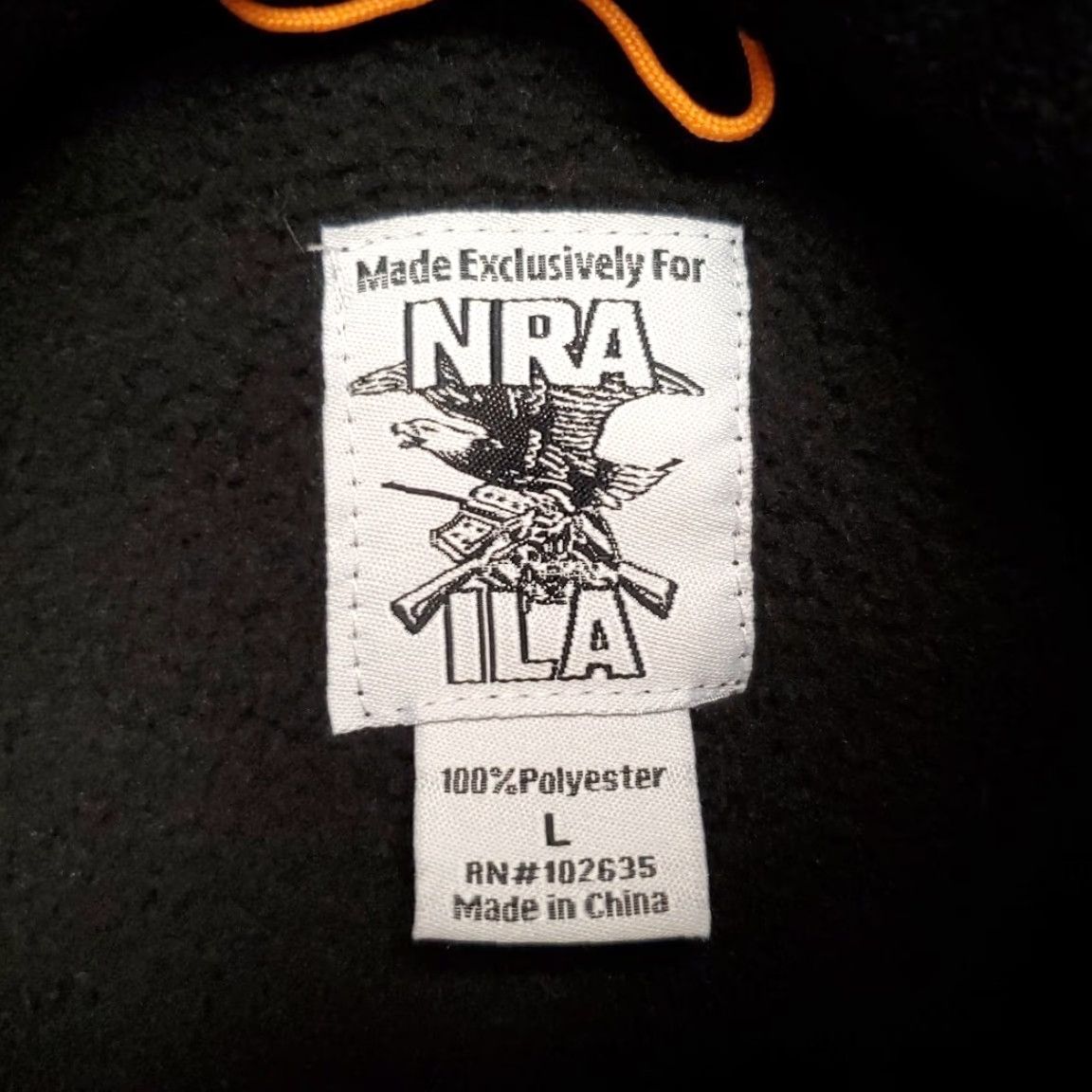 Vintage NRA ILA Vest Mens Large Black Fleece Sleeveless Full Zip Pockets Outdoors Size US L / EU 52-54 / 3 - 3 Thumbnail