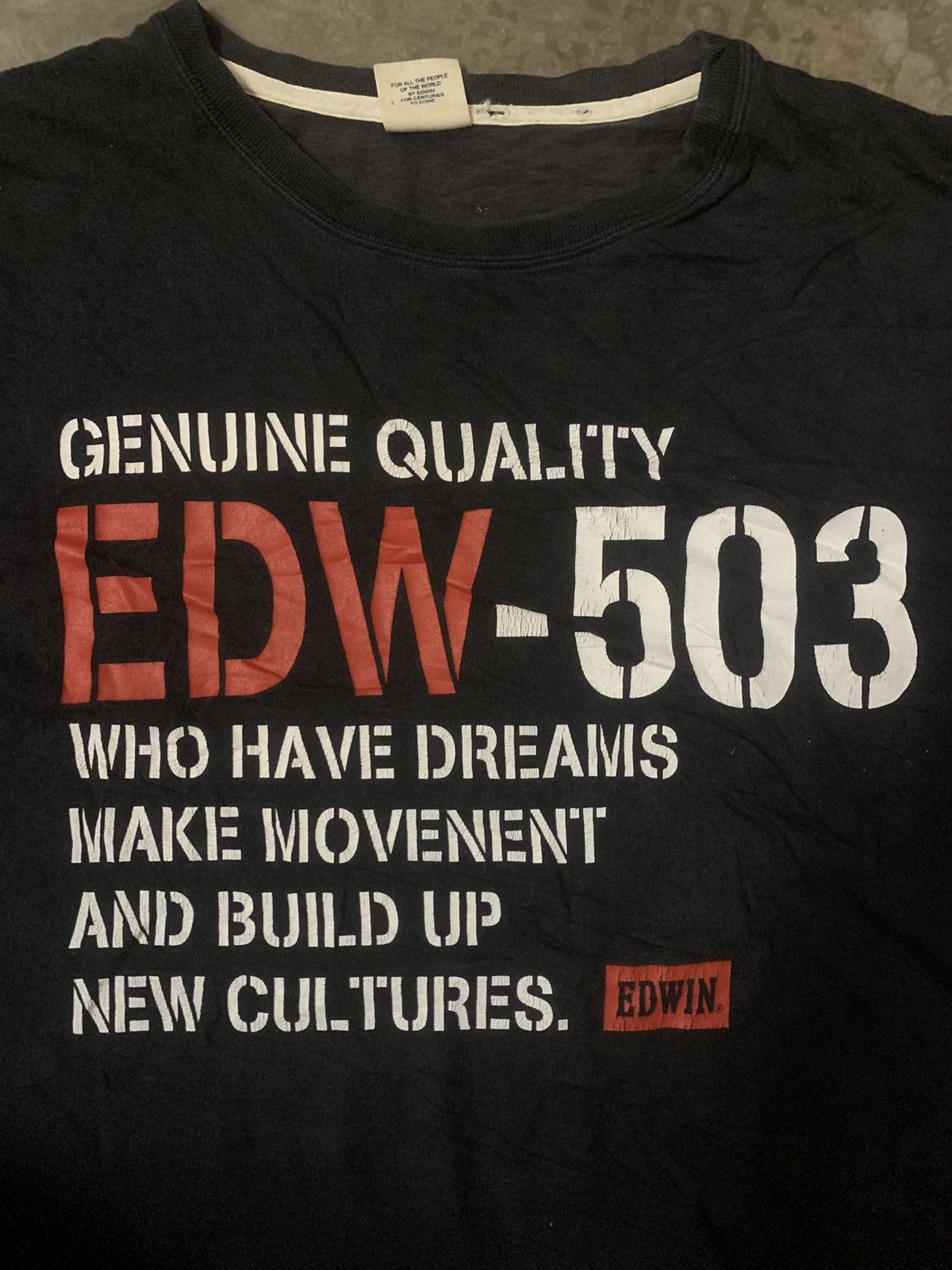Edwin × Japanese Brand × Vintage Edw-503 Tee Size US XXL / EU 58 / 5 - 3 Thumbnail