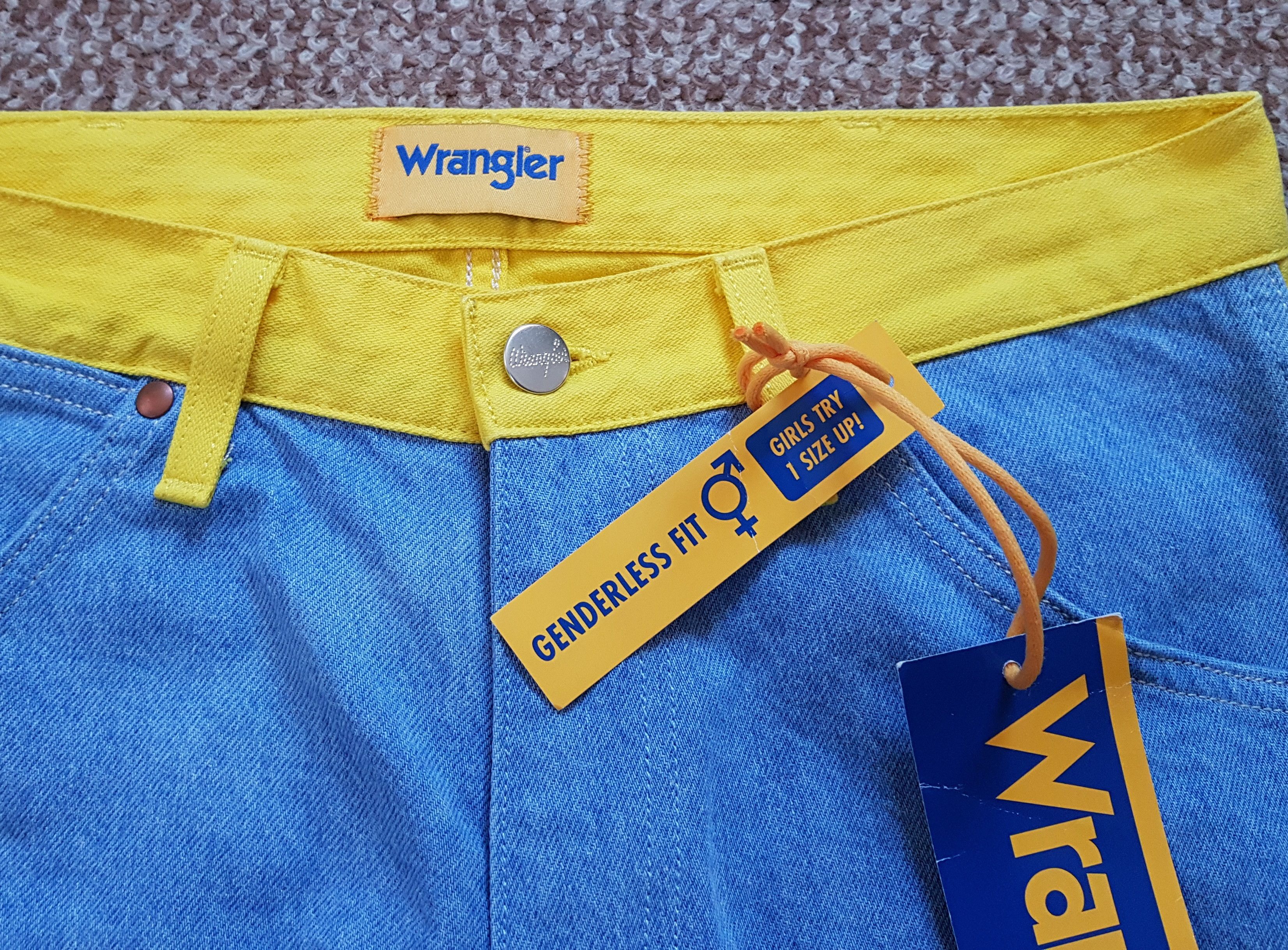 Wrangler Wrangler Genderless Fit 11MWZ Denim Jeans Ukraine colours Size US 29 - 4 Thumbnail