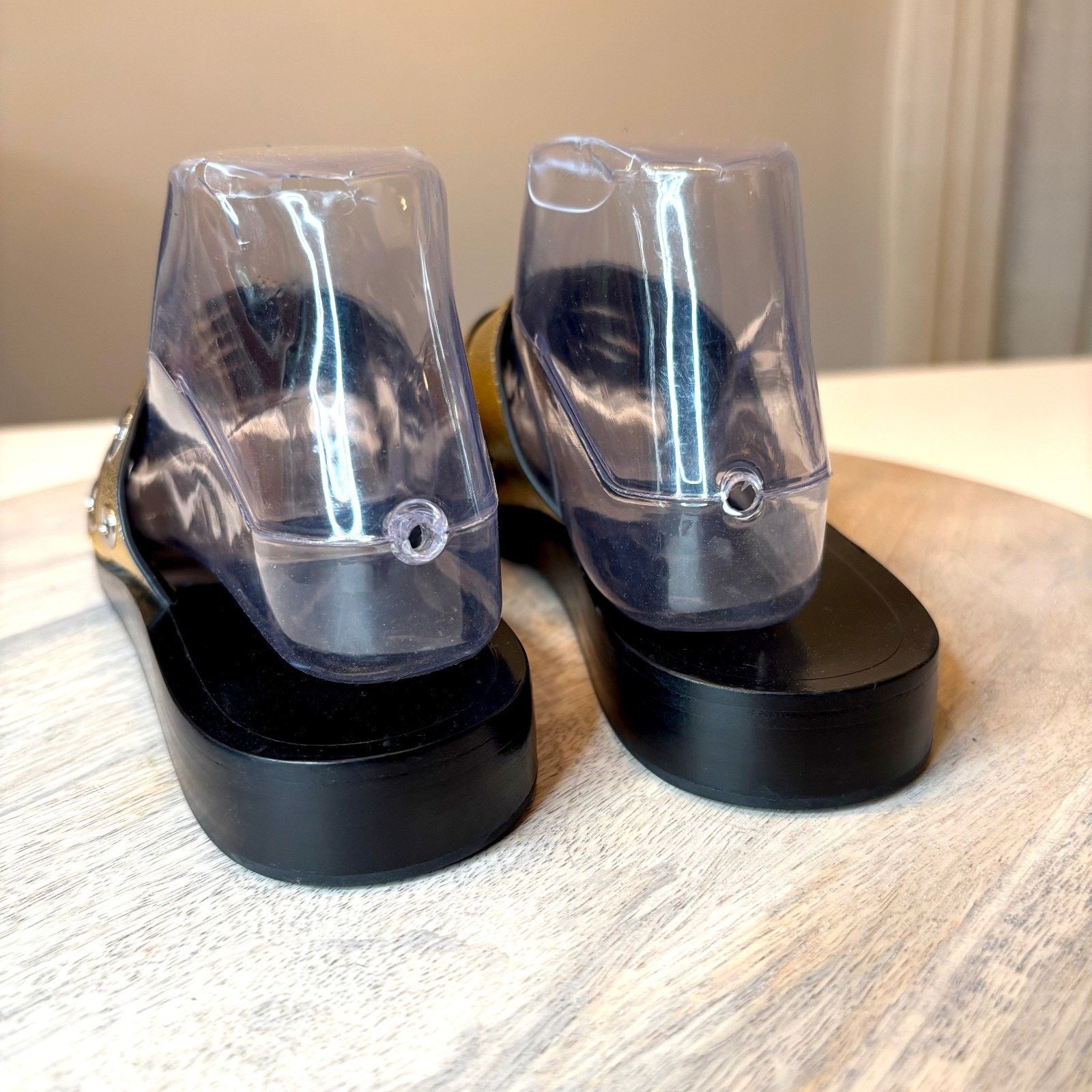 Rag & Bone Rag & Bone Sandals Gold Leather Hartley Metallic Slide Sz 8 Size US 8 / IT 38 - 7 Thumbnail