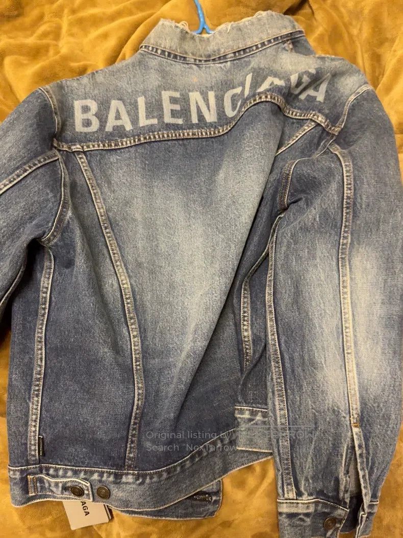 Balenciaga Balenciaga Denim Jacket Size XS / US 0-2 / IT 36-38 - 4 Thumbnail