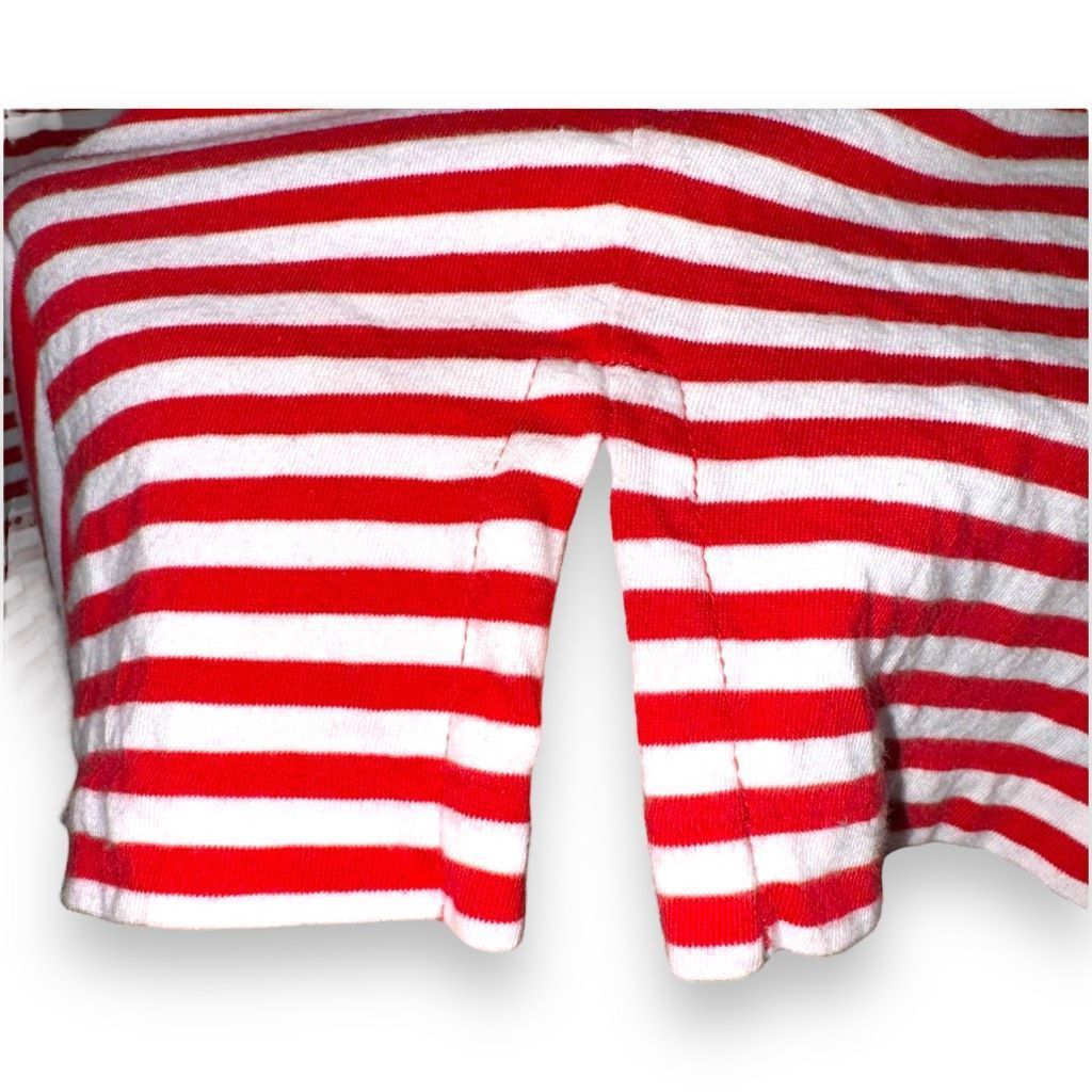 Polo Ralph Lauren Polo Ralph Lauren Red & White Stripes Soft Touch Polo L Size US L / EU 52-54 / 3 - 8 Thumbnail