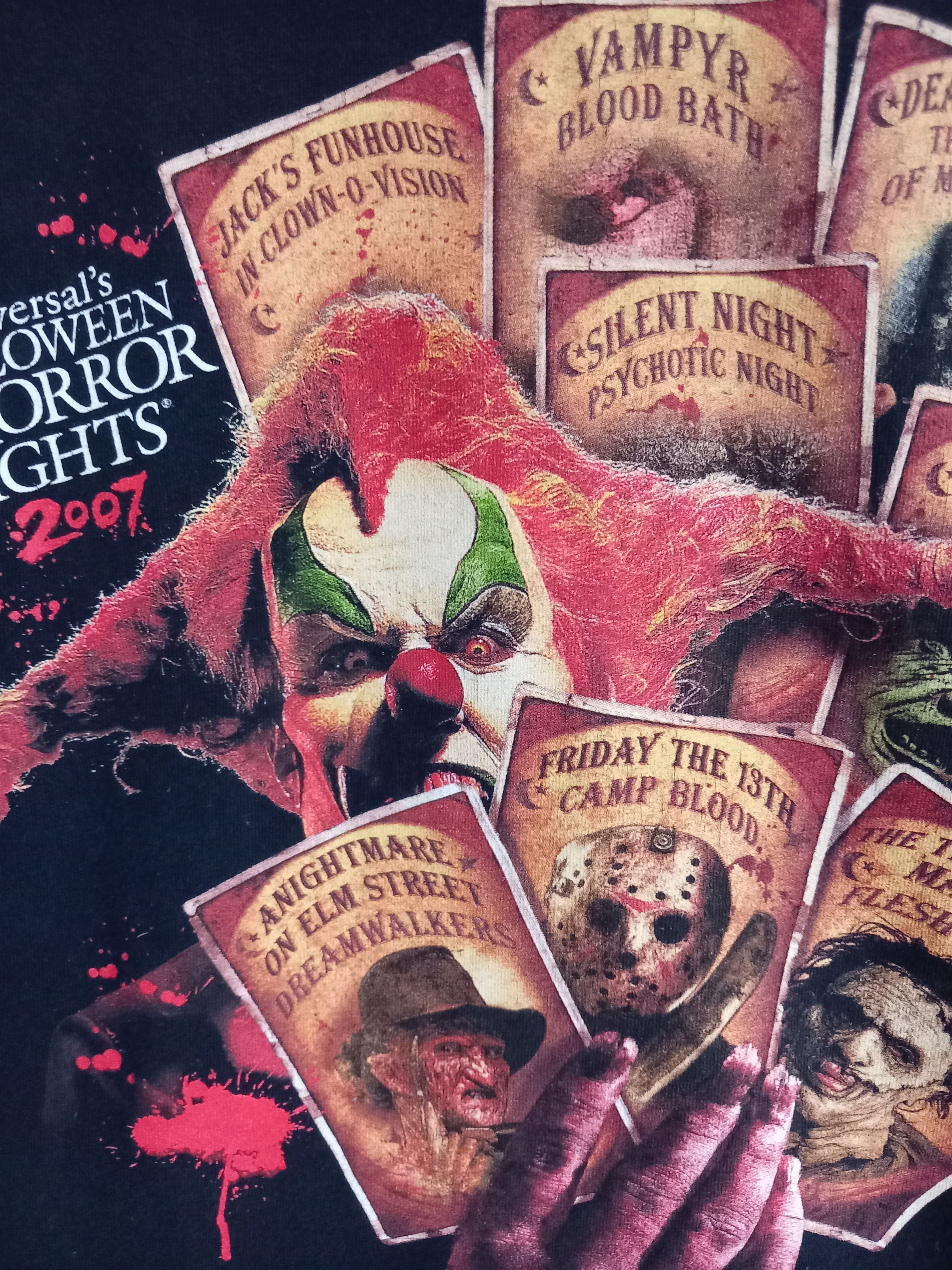 Universal Studios HALOWEEN HORROR NIGHTS 2007 t-shirt rozmiar S Size US S / EU 44-46 / 1 - 5 Thumbnail