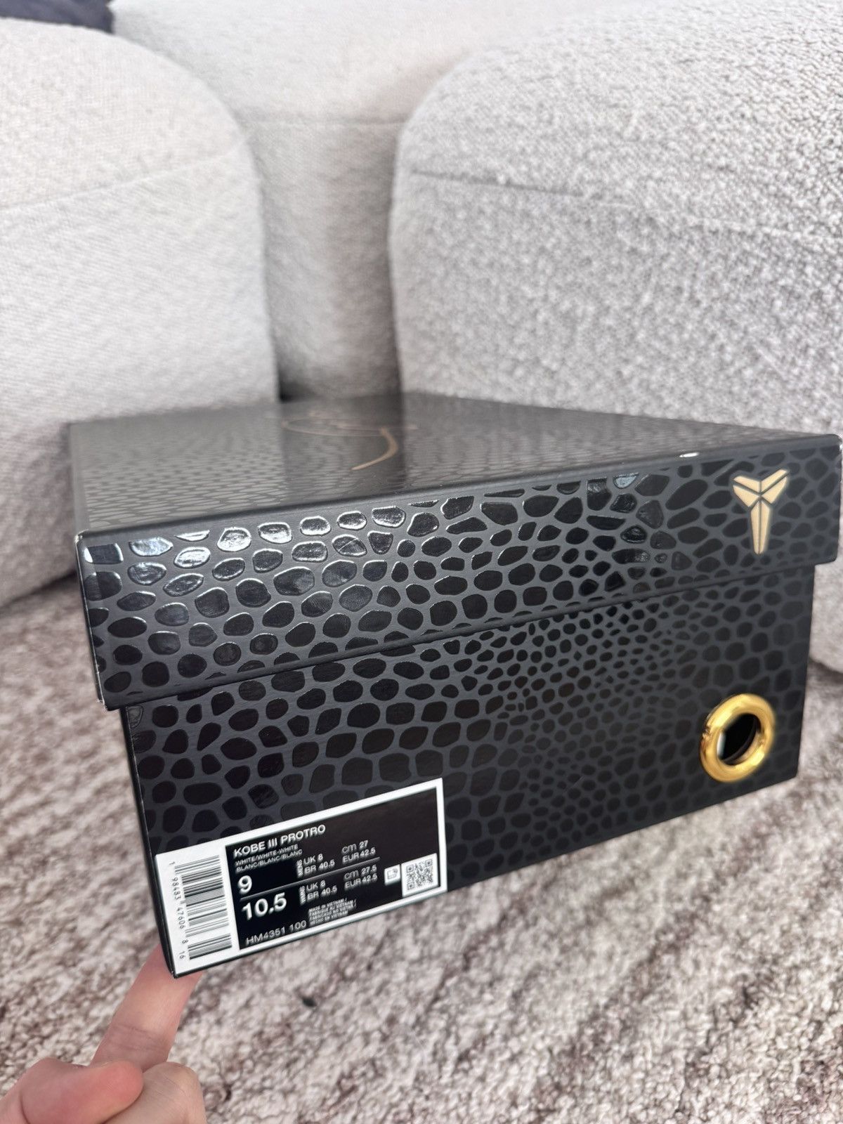 Nike Kobe 3 Protro White Size US 9 / EU 42 - 2 Thumbnail