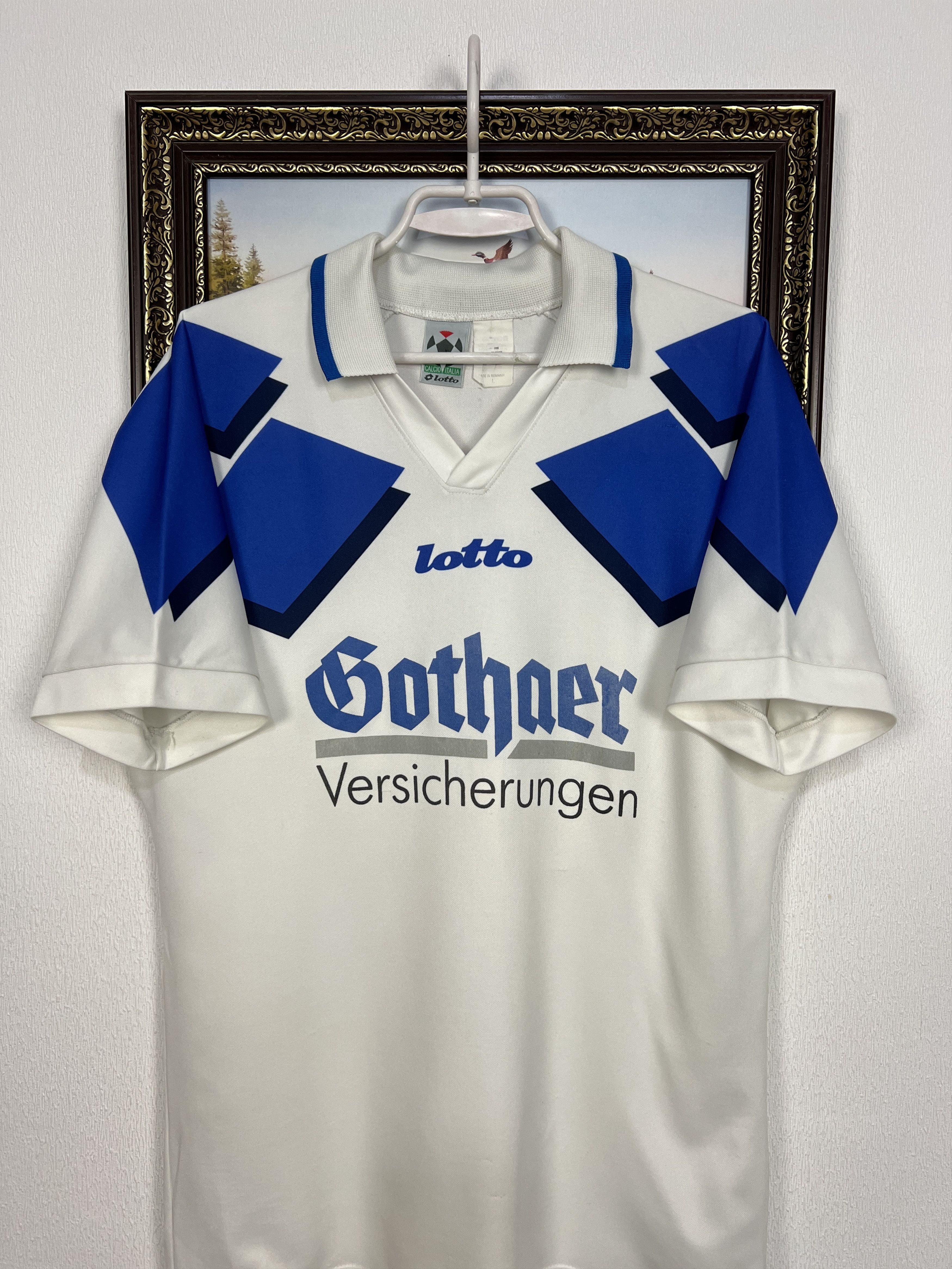 Lotto Sport Wuppertaler SV Home football shirt 1995 Soccer Lotto Jersey Size US L / EU 52-54 / 3 - 2 Thumbnail