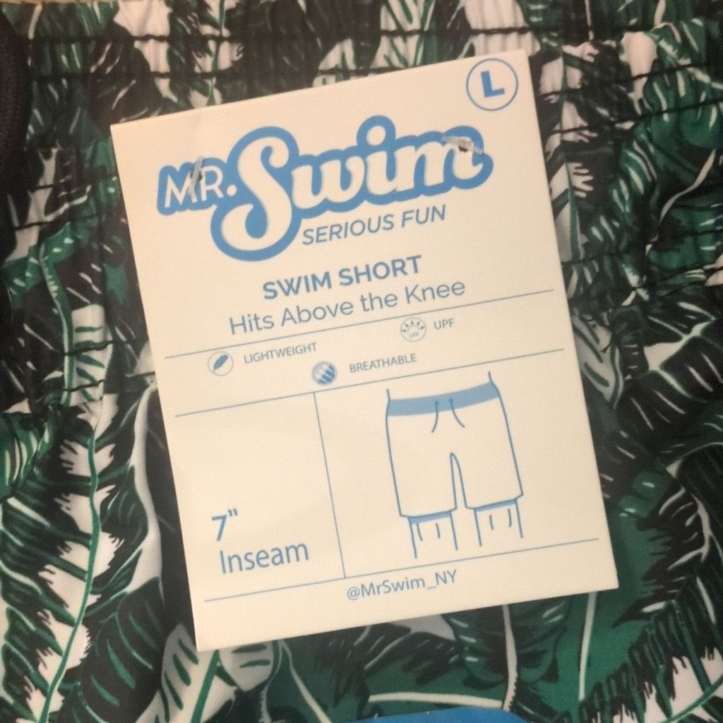 Other Mr. Swim tonal banana leaves jade green swim shorts sz large Size US 32 / EU 48 - 3 Thumbnail