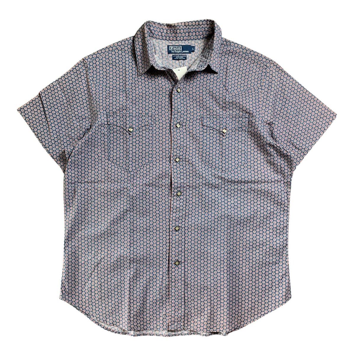 Polo Ralph Lauren 1990s Polo Ralph Lauren Floral Western Shirt Size US L / EU 52-54 / 3 - 1 Thumbnail