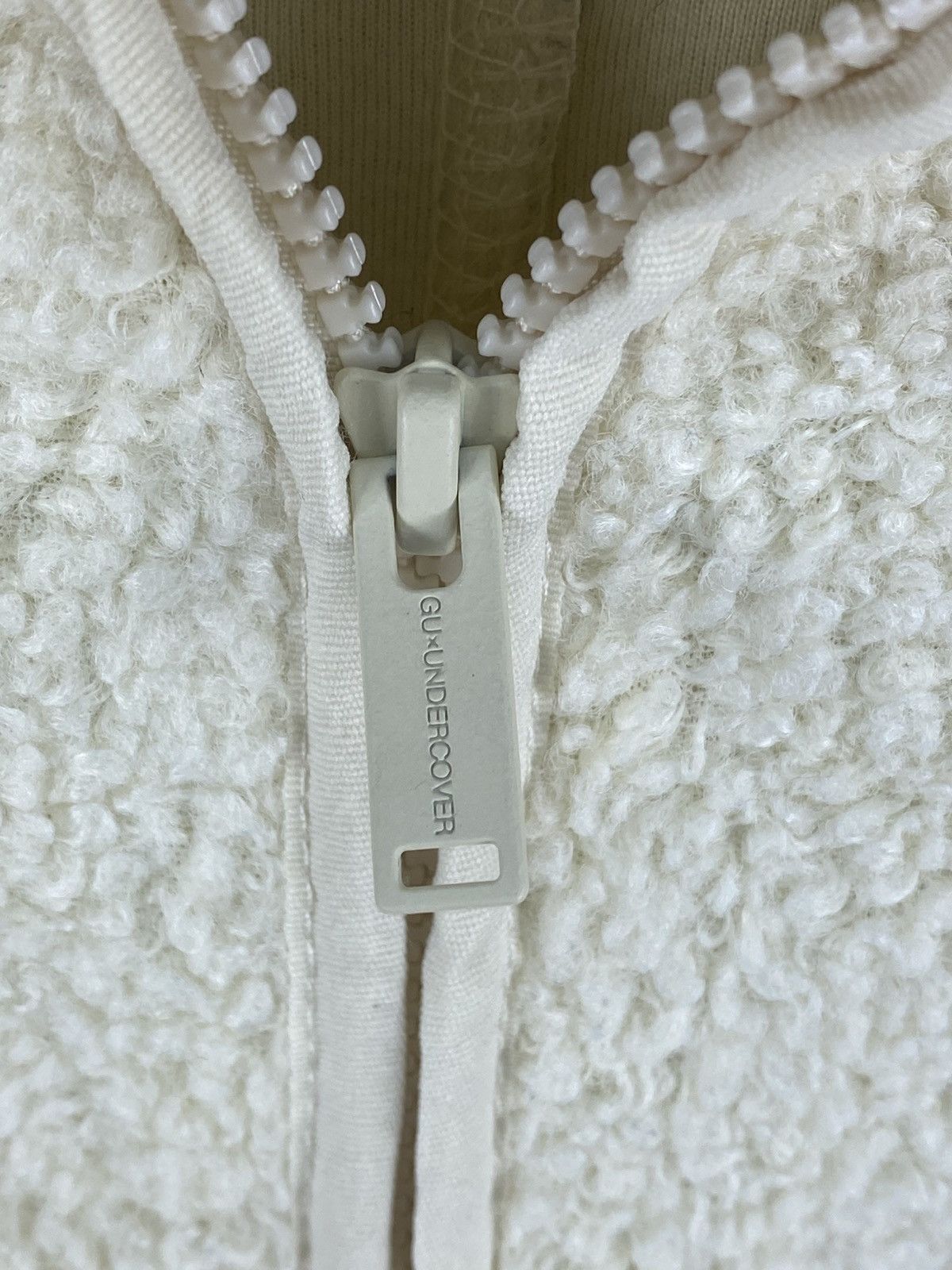 GU X Undercover Sherpa Hoodie Parka Long Jacket