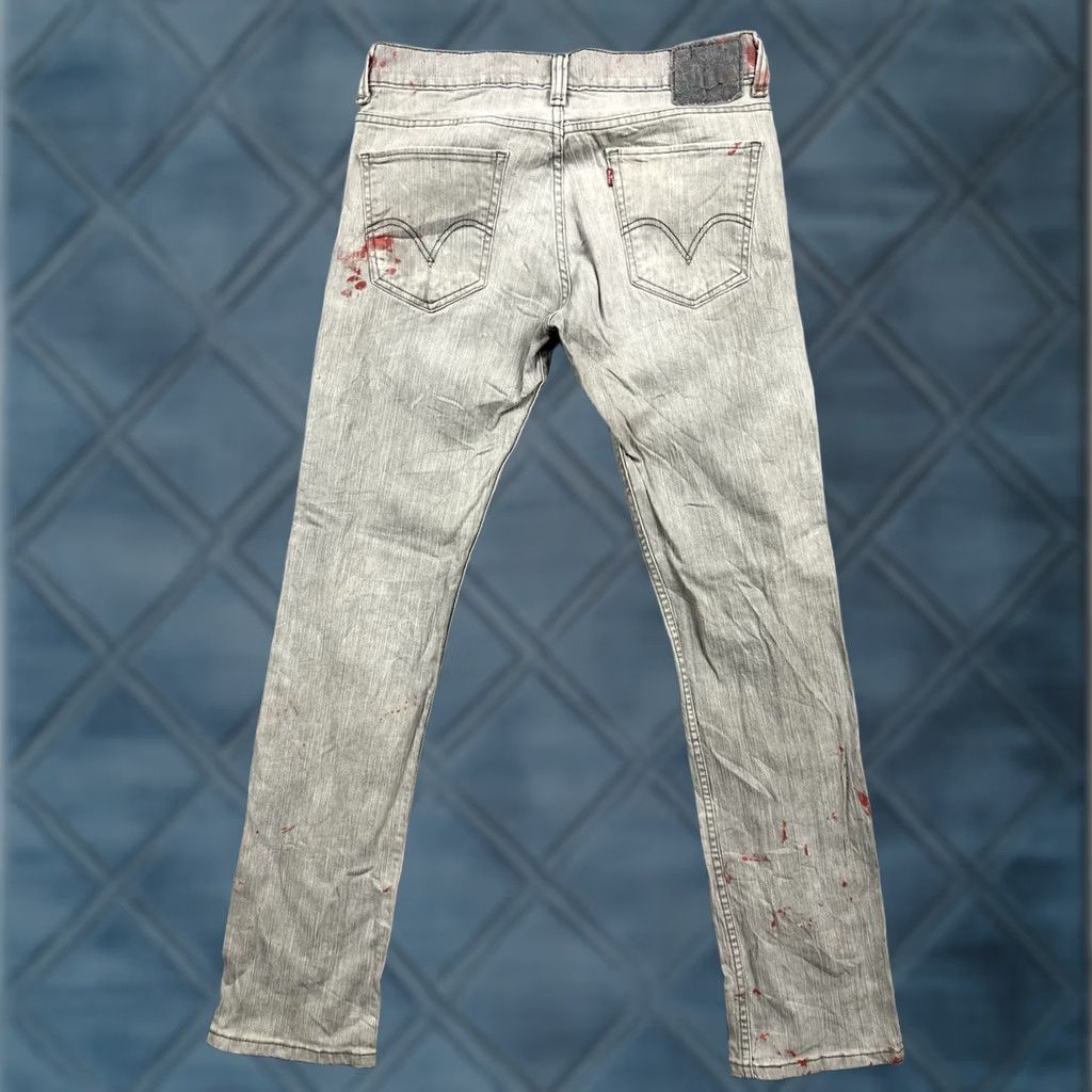 Levi's Levi's 511 Jeans Regular Men Denim Gray Light 34x32 5-Pocket Straight Distressed Vintage No N/A Size US 34 / EU 50 - 1 Thumbnail