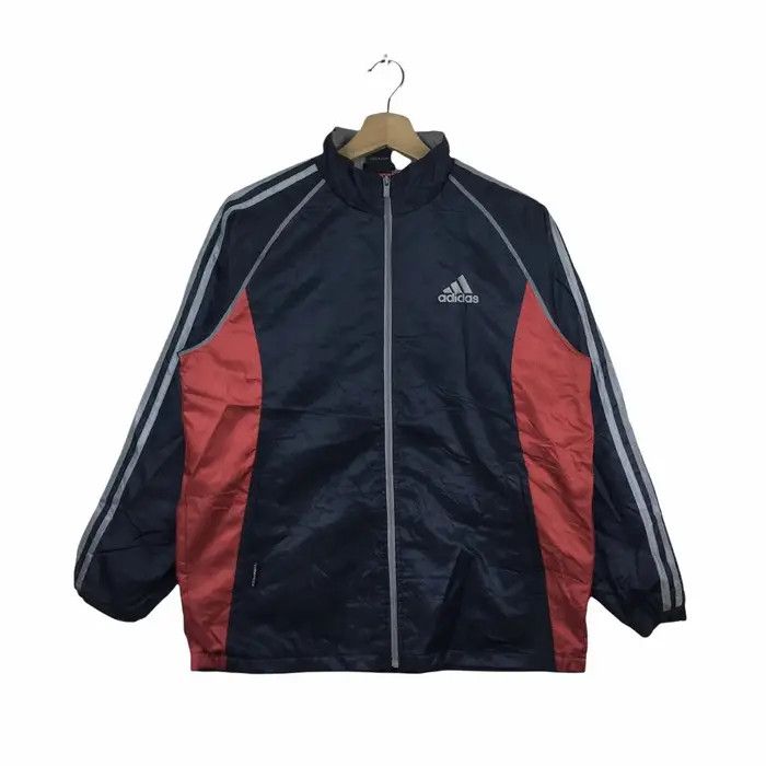 Adidas Vtg ADIDAS ORIGINALS EQUIPMENT Logo Windbreaker Jacket Size L / US 10 / IT 46 - 1 Thumbnail