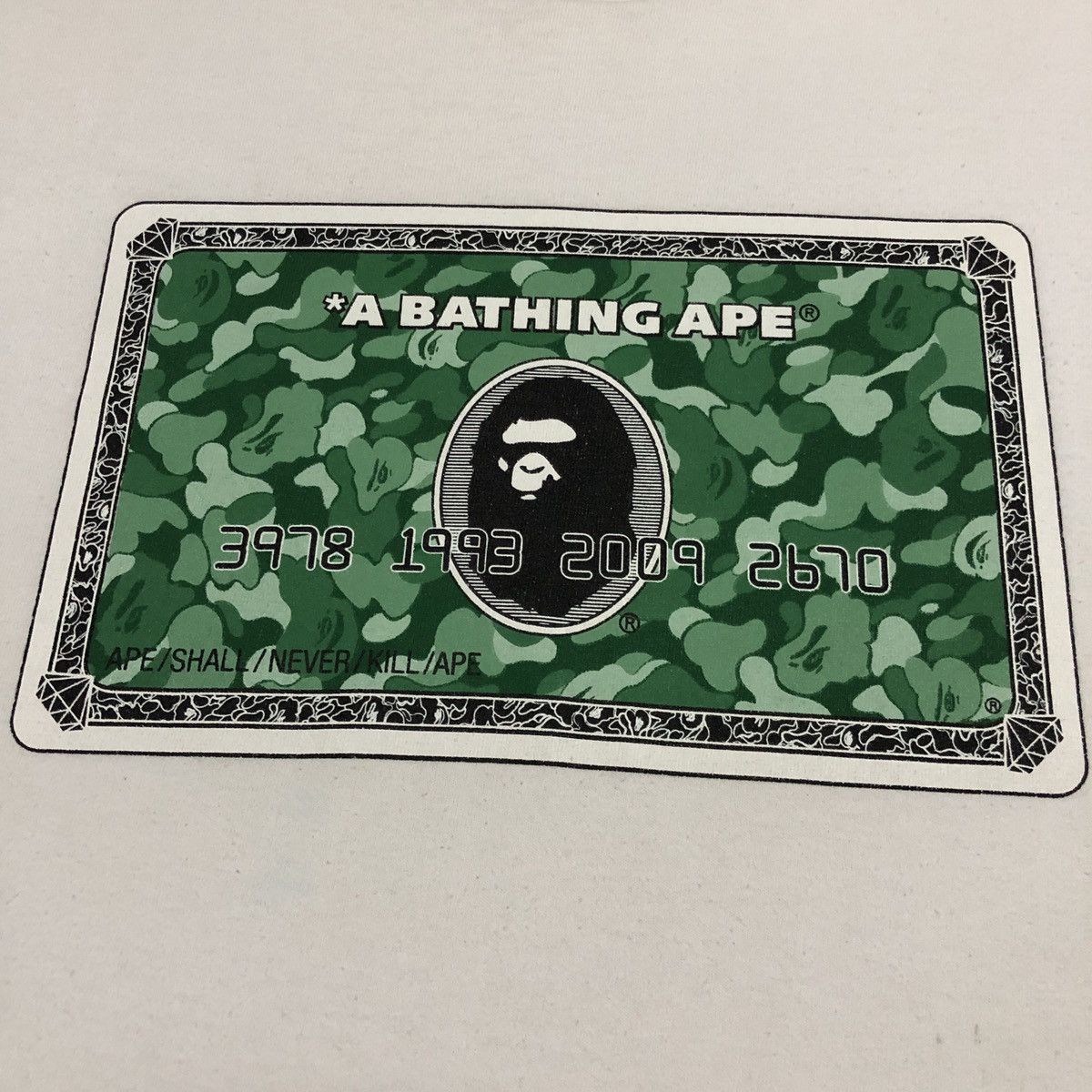 Bape A Bathing Ape Credit Card Hong Kong Exclusive Tshirts Size US L / EU 52-54 / 3 - 3 Thumbnail