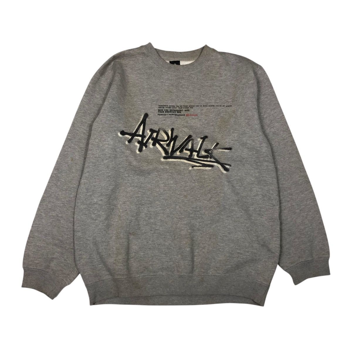 Japanese Brand 📌Vintage Sweatshirt Crewneck Airwalk Spell Out Big Logo Size US M / EU 48-50 / 2 - 1 Thumbnail