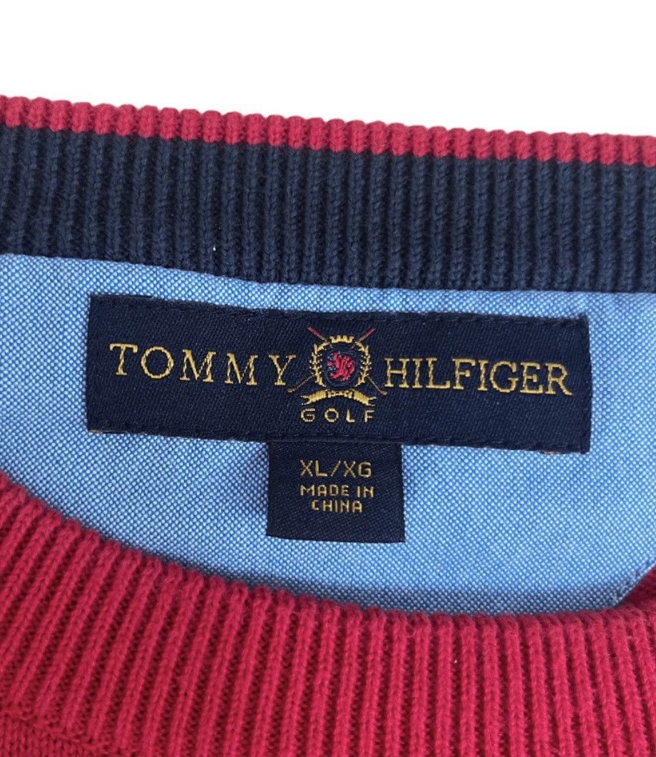 Tommy Hilfiger × Vintage 90s Tommy Hilfiger Golf Sweater Size US XL / EU 56 / 4 - 2 Thumbnail