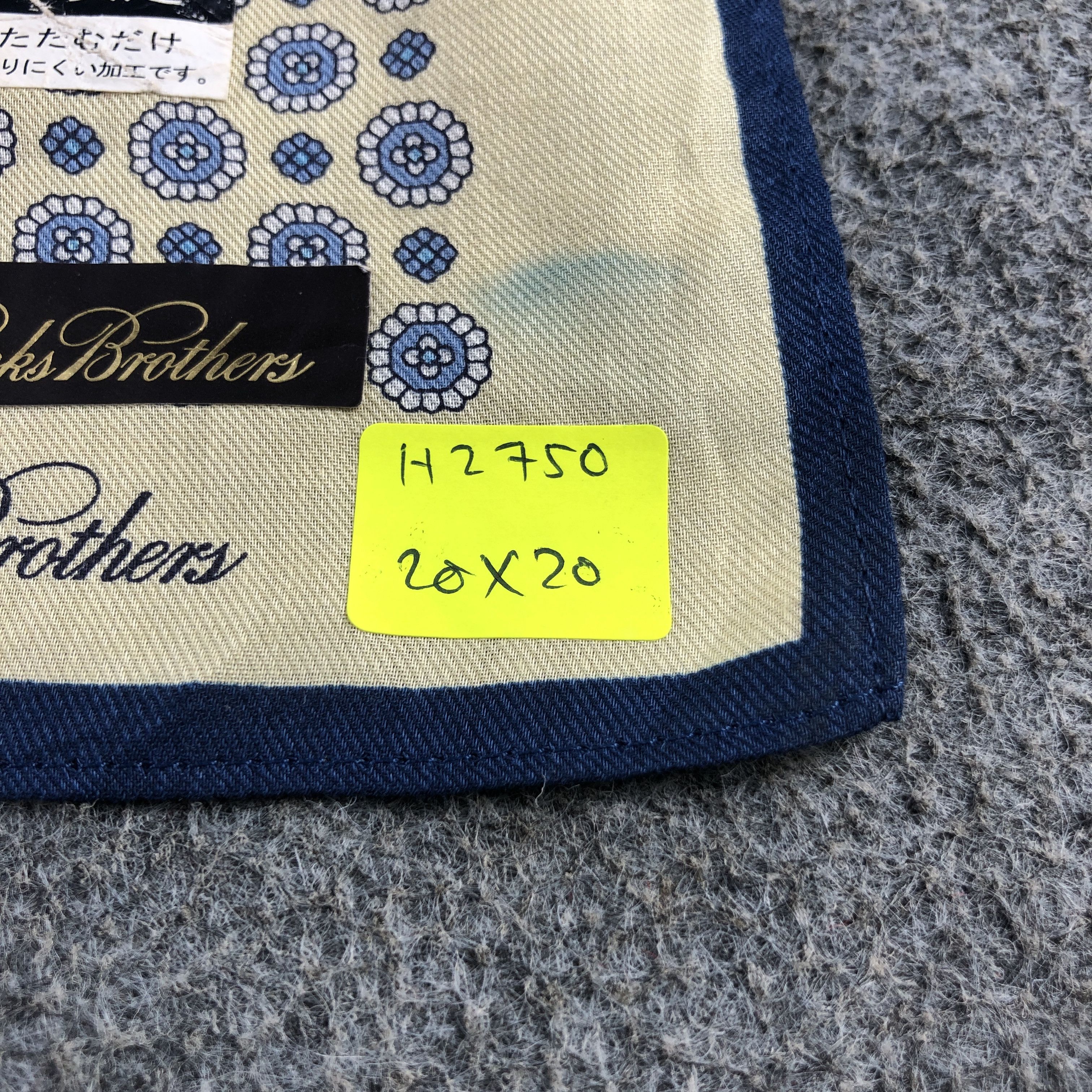 Brooks Brothers × Vintage Brooks Brothers Handkerchief Neckerchief Bandana H2750 Size ONE SIZE - 9 Thumbnail