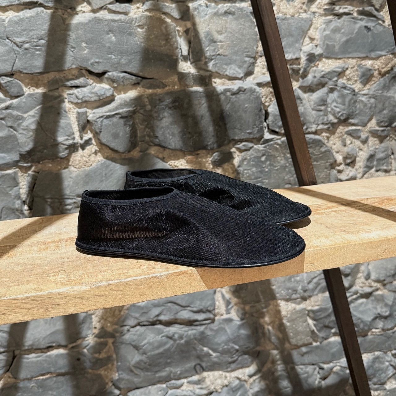 The Row The Row Black Sock Nylon Mesh Flats Size US 8 / IT 38 - 1 Thumbnail
