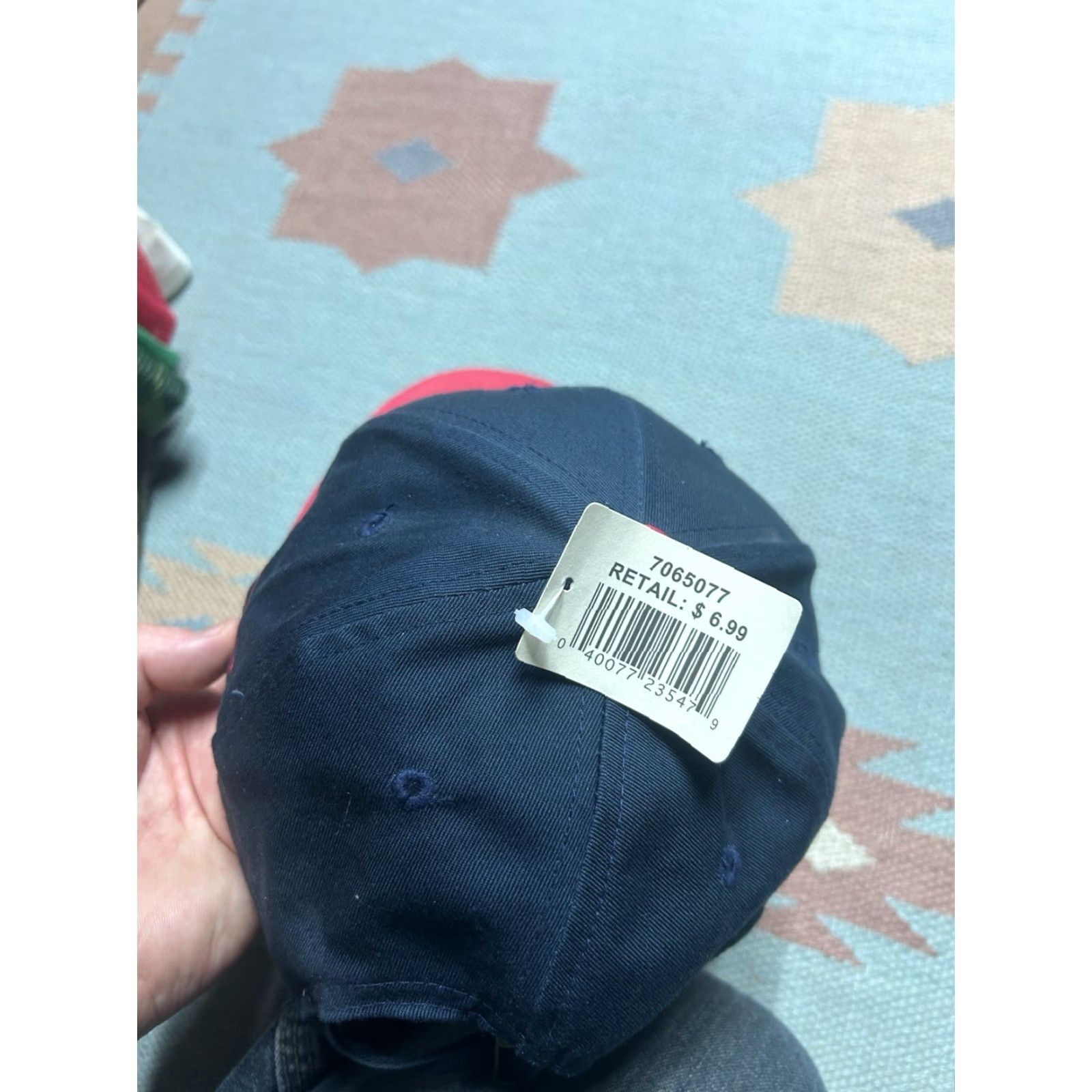 Wrangler VINTAGE Wrangler Baseball Cap Hat Strapback Tractor Supply Co NWT DEADSTOCK Farm Blue Men Adjustable Size ONE SIZE - 5 Thumbnail