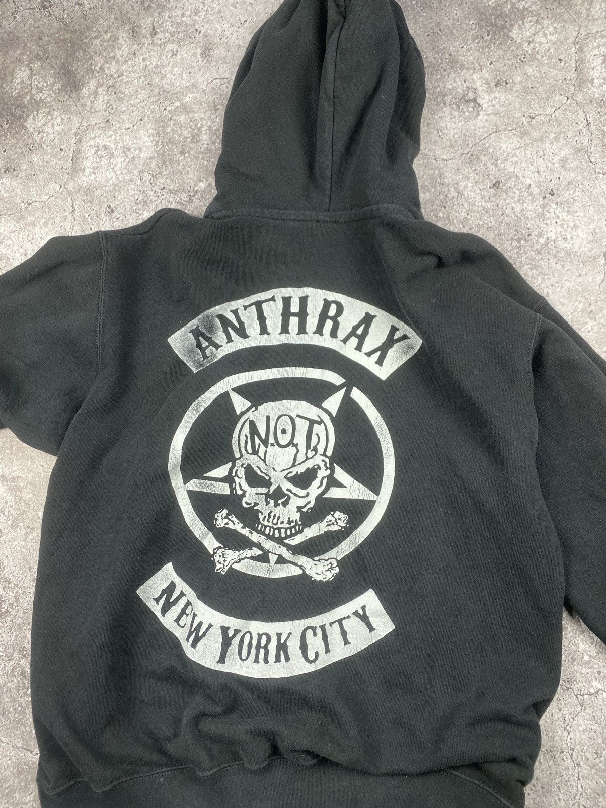 Band Tees × Vintage Anthrax Notman vintage zip hoodie band Size US M / EU 48-50 / 2 - 5 Thumbnail