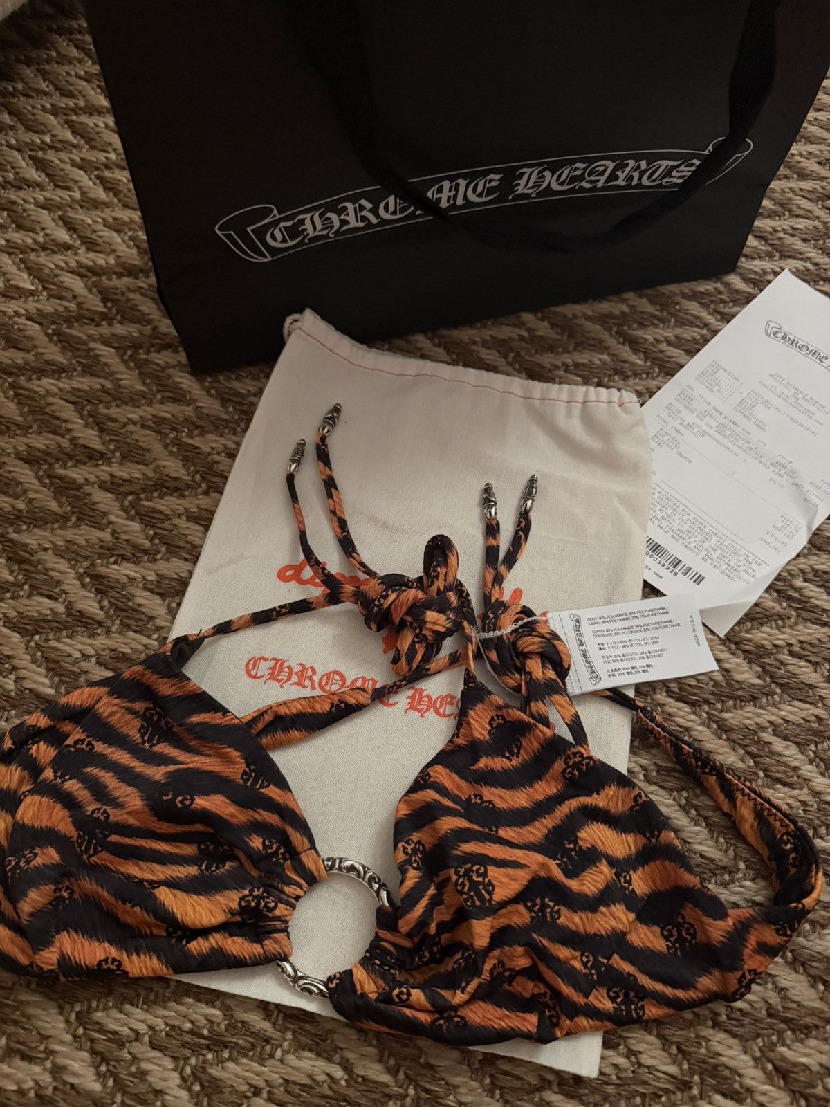 Chrome Hearts Chrome Hearts Orange Tiger Bikini size L Size L / US 10 / IT 46 - 8 Thumbnail