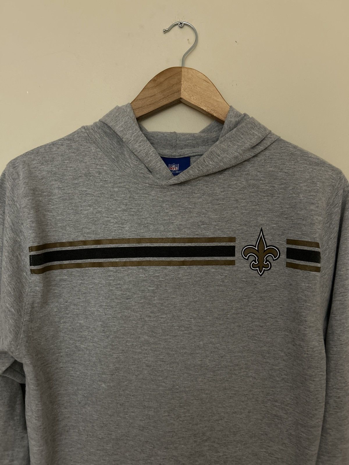 NFL × Vintage Vintage NFL New Orleans saints hooded long sleeve Size US L / EU 52-54 / 3 - 3 Thumbnail