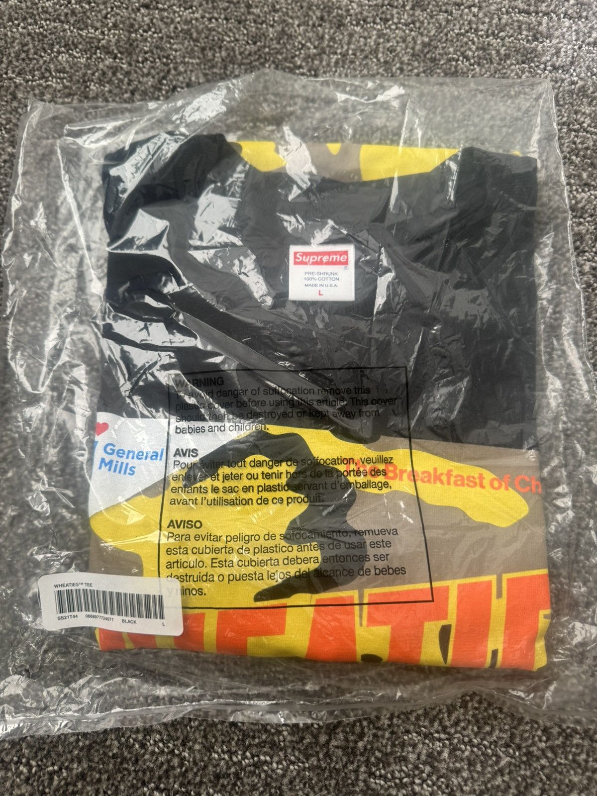 Supreme Supreme Wheaties T-Shirt Size US L / EU 52-54 / 3 - 2 Thumbnail